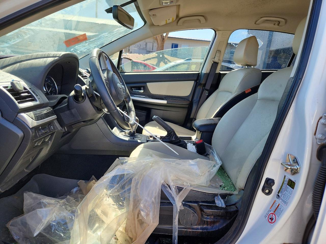2017 Subaru Crosstrek Limited White vin: JF2GPAKCXHH248939