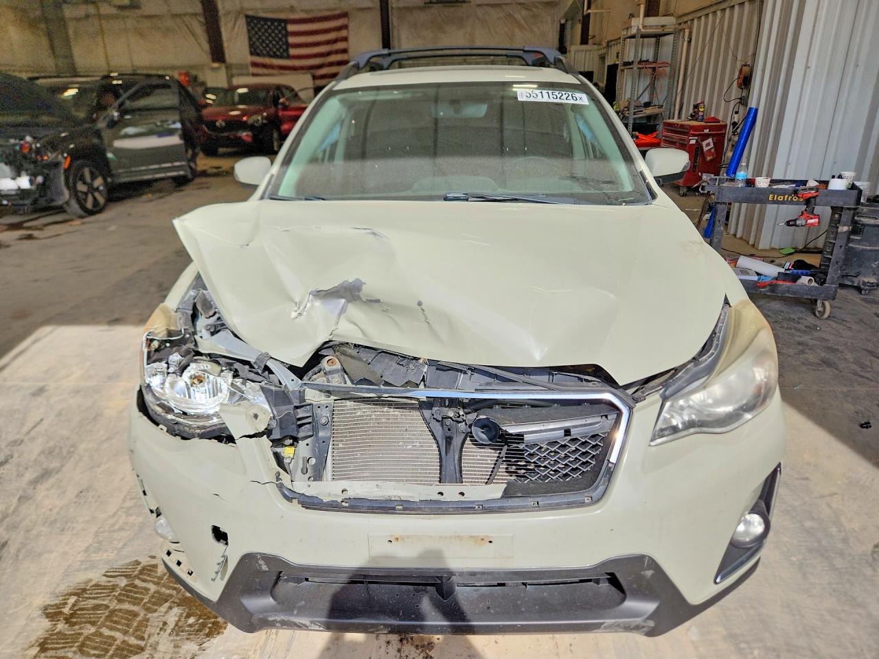 2017 Subaru Crosstrek Limited Cream vin: JF2GPALC1H8255700