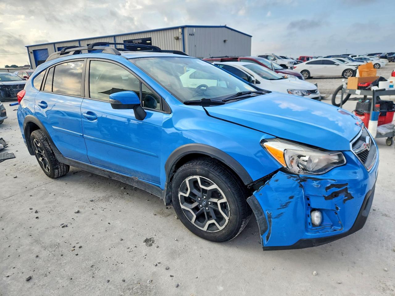 2016 Subaru Crosstrek Limited Blue vin: JF2GPALC4GH285417