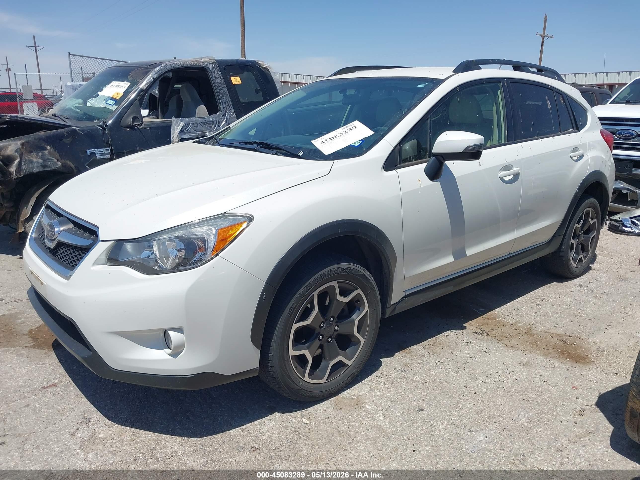 2015 Subaru Xv Crosstrek 2.0i Limited White vin: JF2GPAMC0F8209500