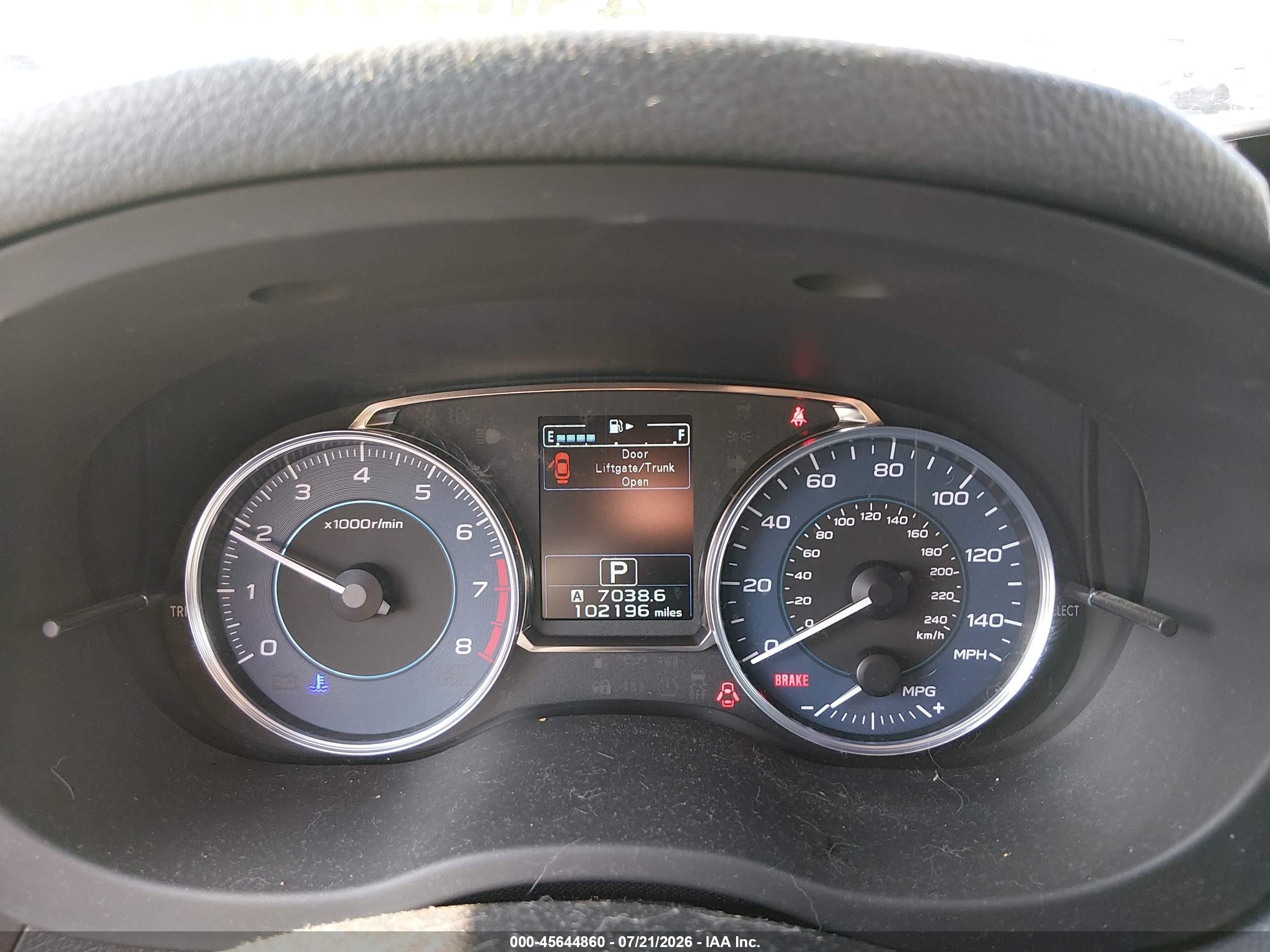 2015 Subaru Xv Crosstrek 2.0i Limited Gray vin: JF2GPAMC0F8313226