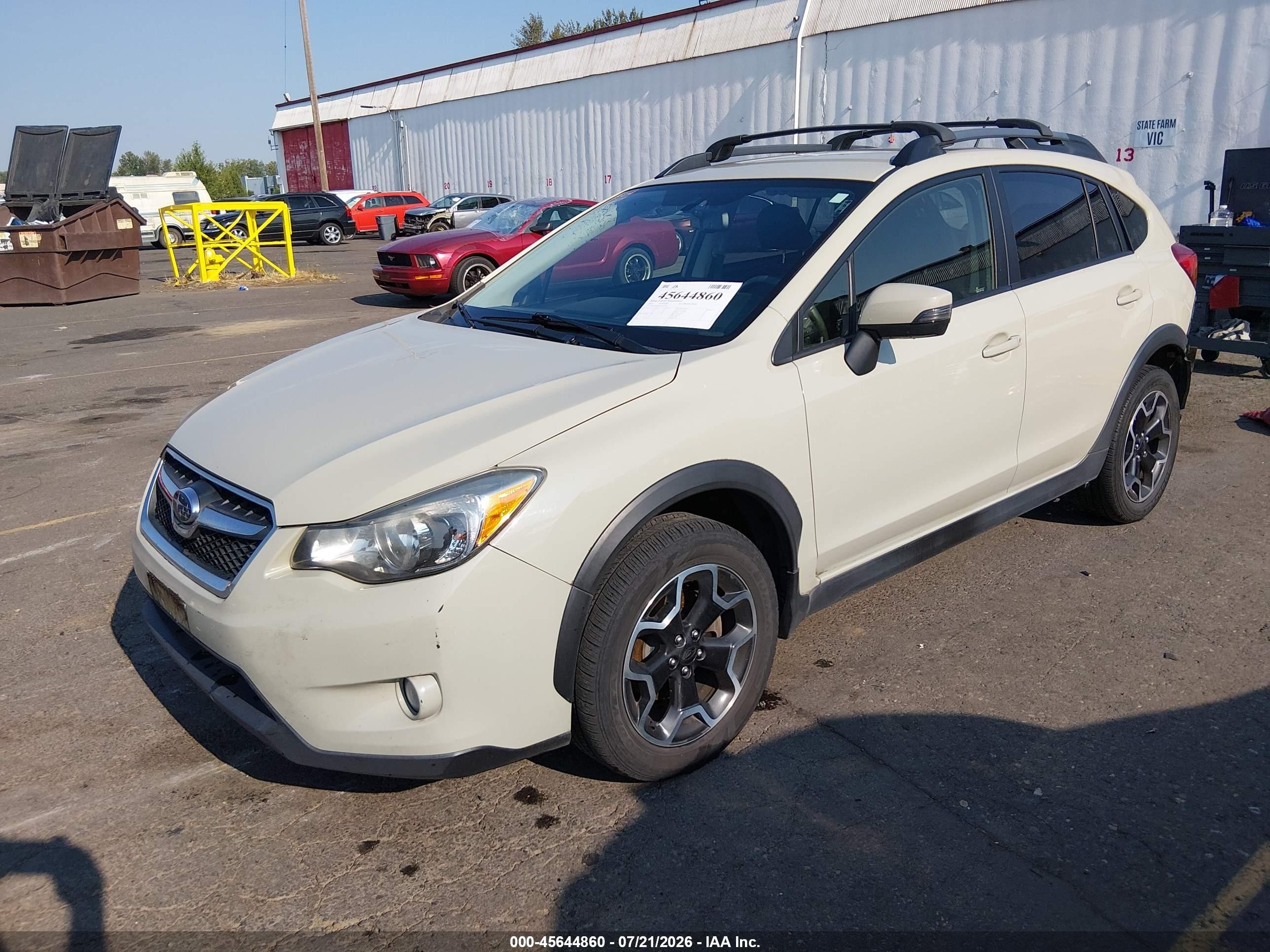2015 Subaru Xv Crosstrek 2.0i Limited Gray vin: JF2GPAMC0F8313226
