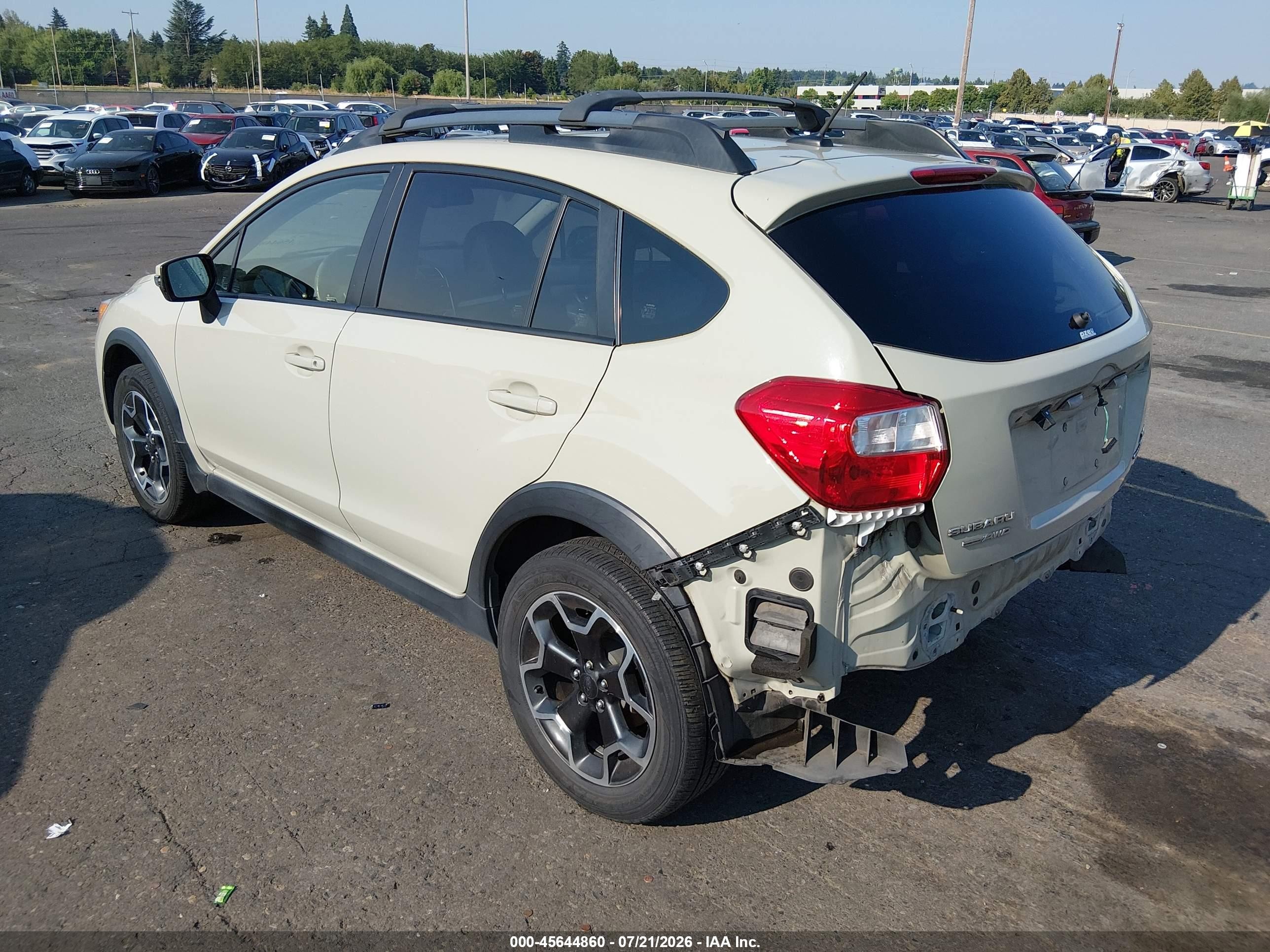 2015 Subaru Xv Crosstrek 2.0i Limited Gray vin: JF2GPAMC0F8313226