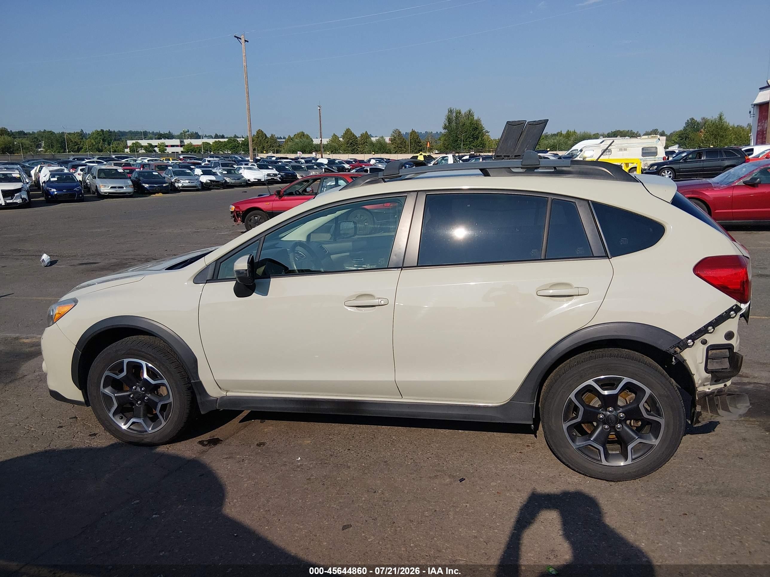 2015 Subaru Xv Crosstrek 2.0i Limited Gray vin: JF2GPAMC0F8313226