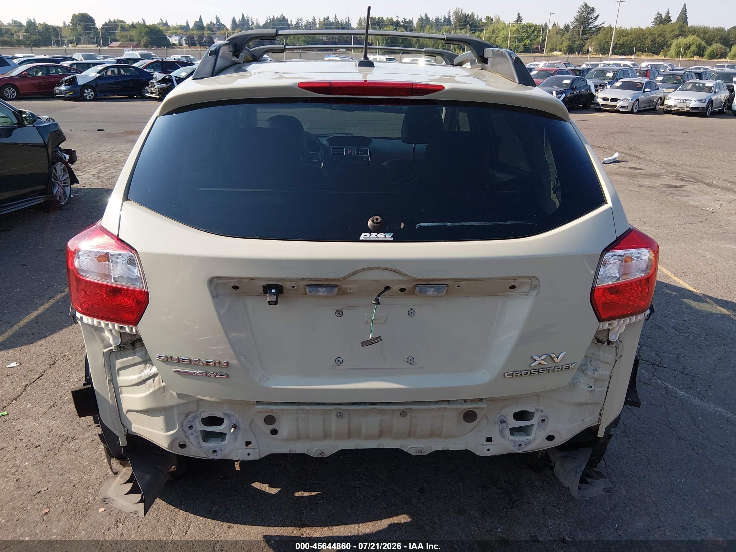 2015 Subaru Xv Crosstrek 2.0i Limited Gray vin: JF2GPAMC0F8313226