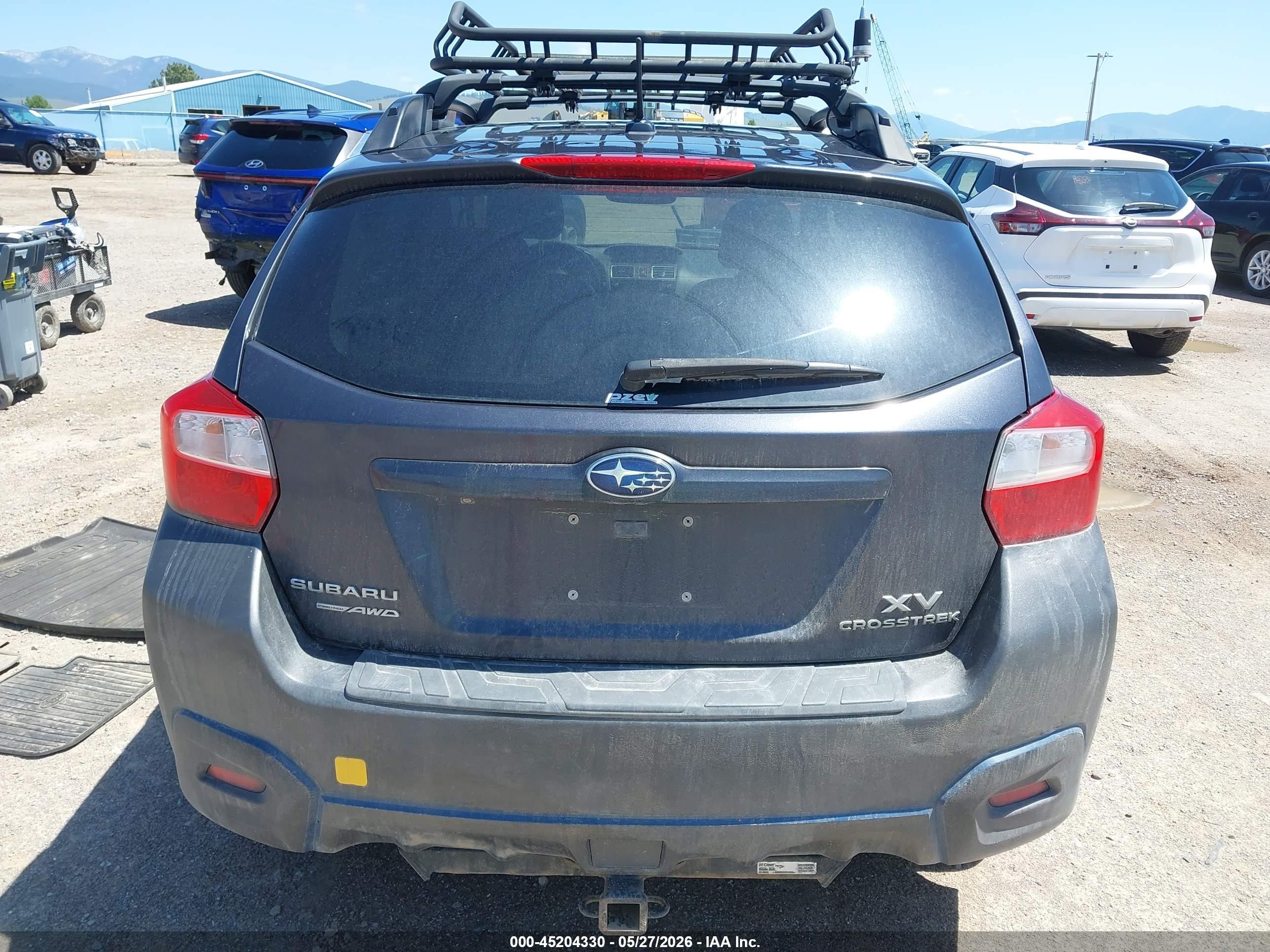 2015 Subaru Xv Crosstrek 2.0i Limited Серый vin: JF2GPAMC0FH242657