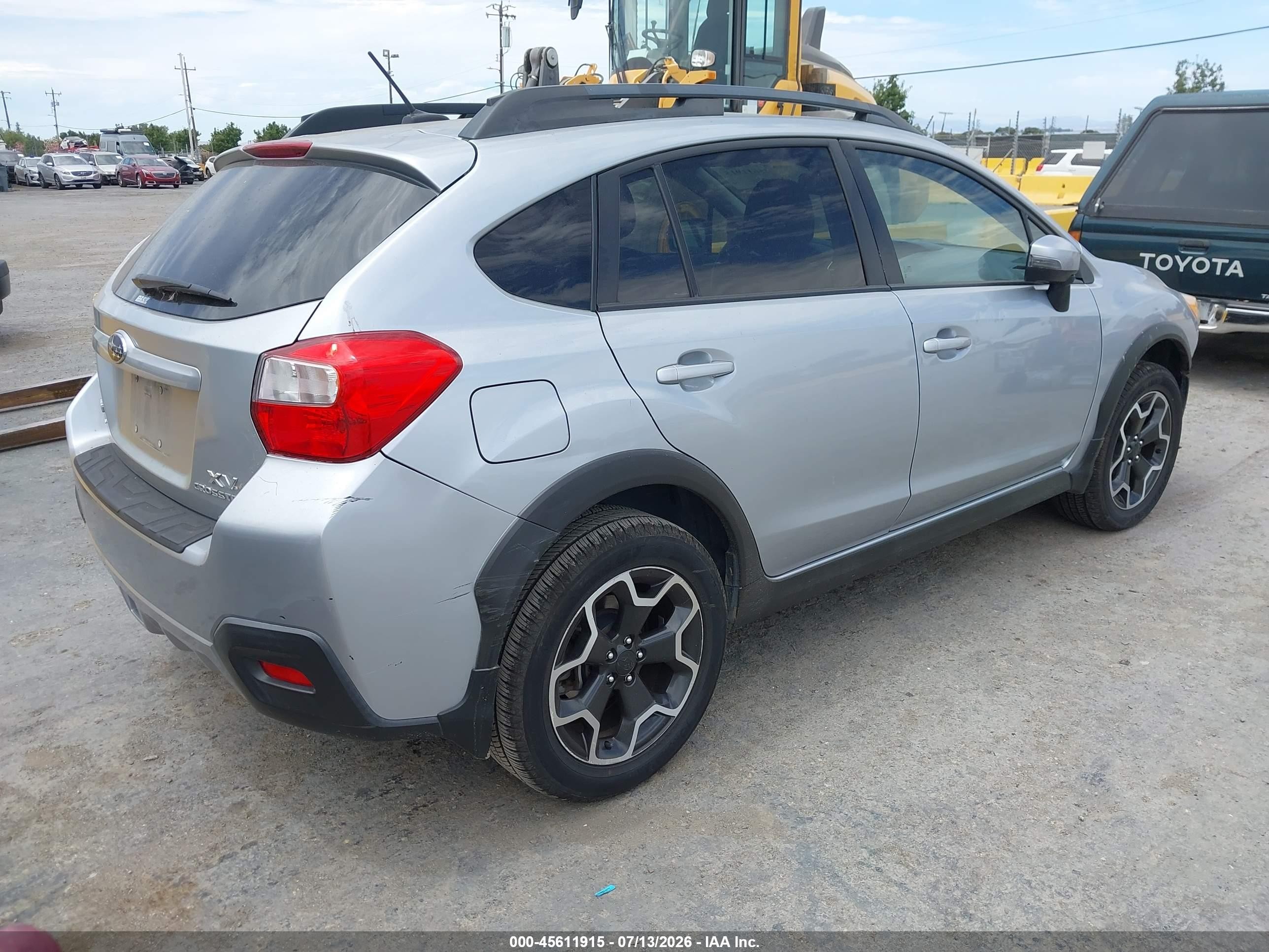 2015 Subaru Xv Crosstrek 2.0i Limited Gray vin: JF2GPAMC0FH250581