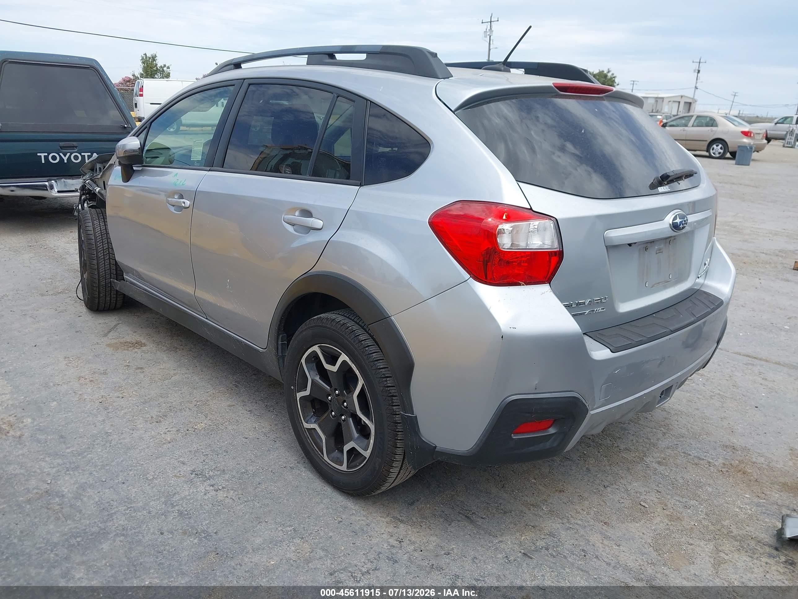 2015 Subaru Xv Crosstrek 2.0i Limited Gray vin: JF2GPAMC0FH250581