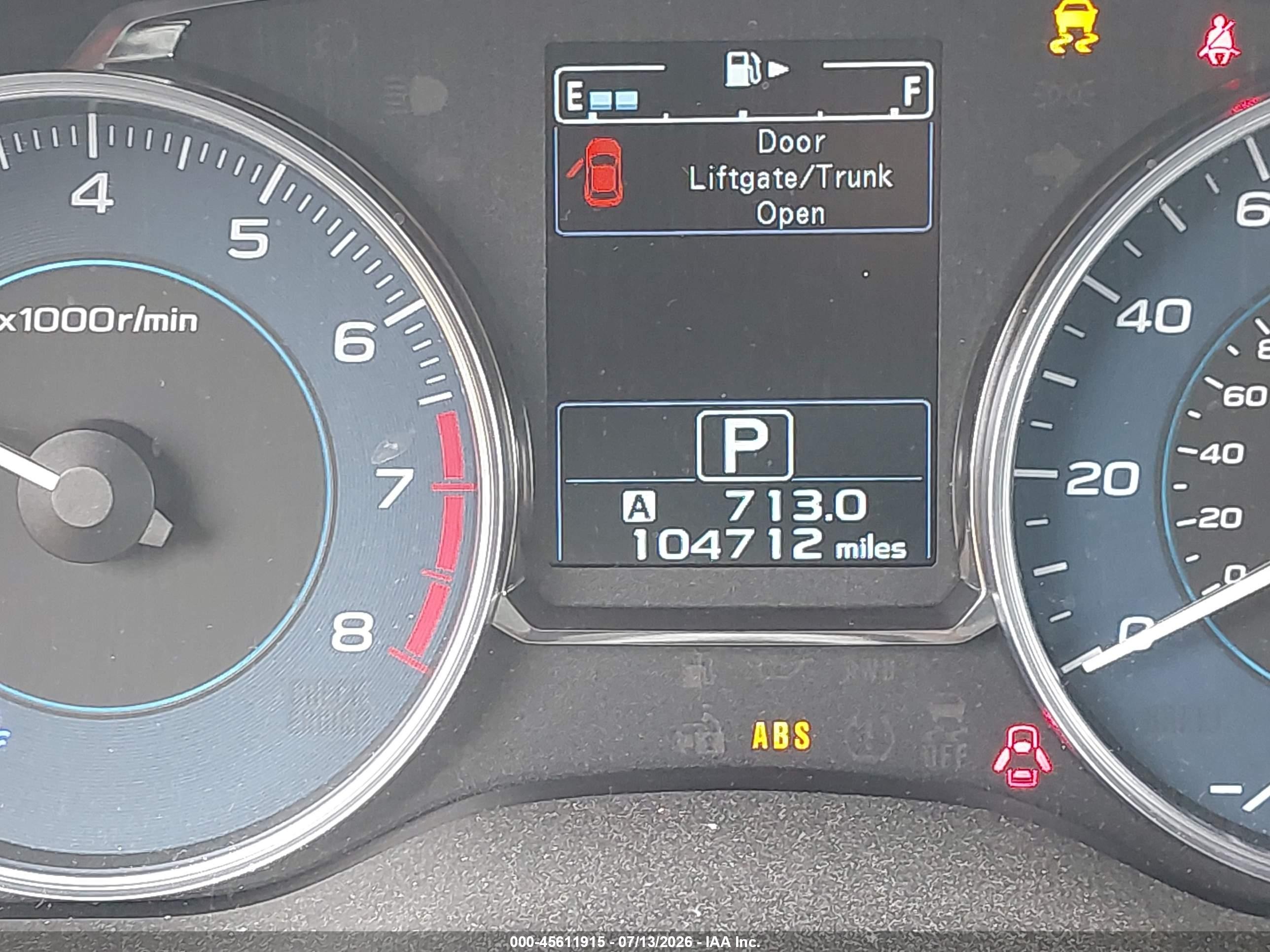 2015 Subaru Xv Crosstrek 2.0i Limited Gray vin: JF2GPAMC0FH250581