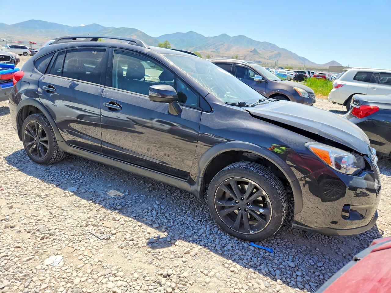 2015 Subaru Xv Crosstrek 2.0 Limited Black vin: JF2GPAMC0FH250984