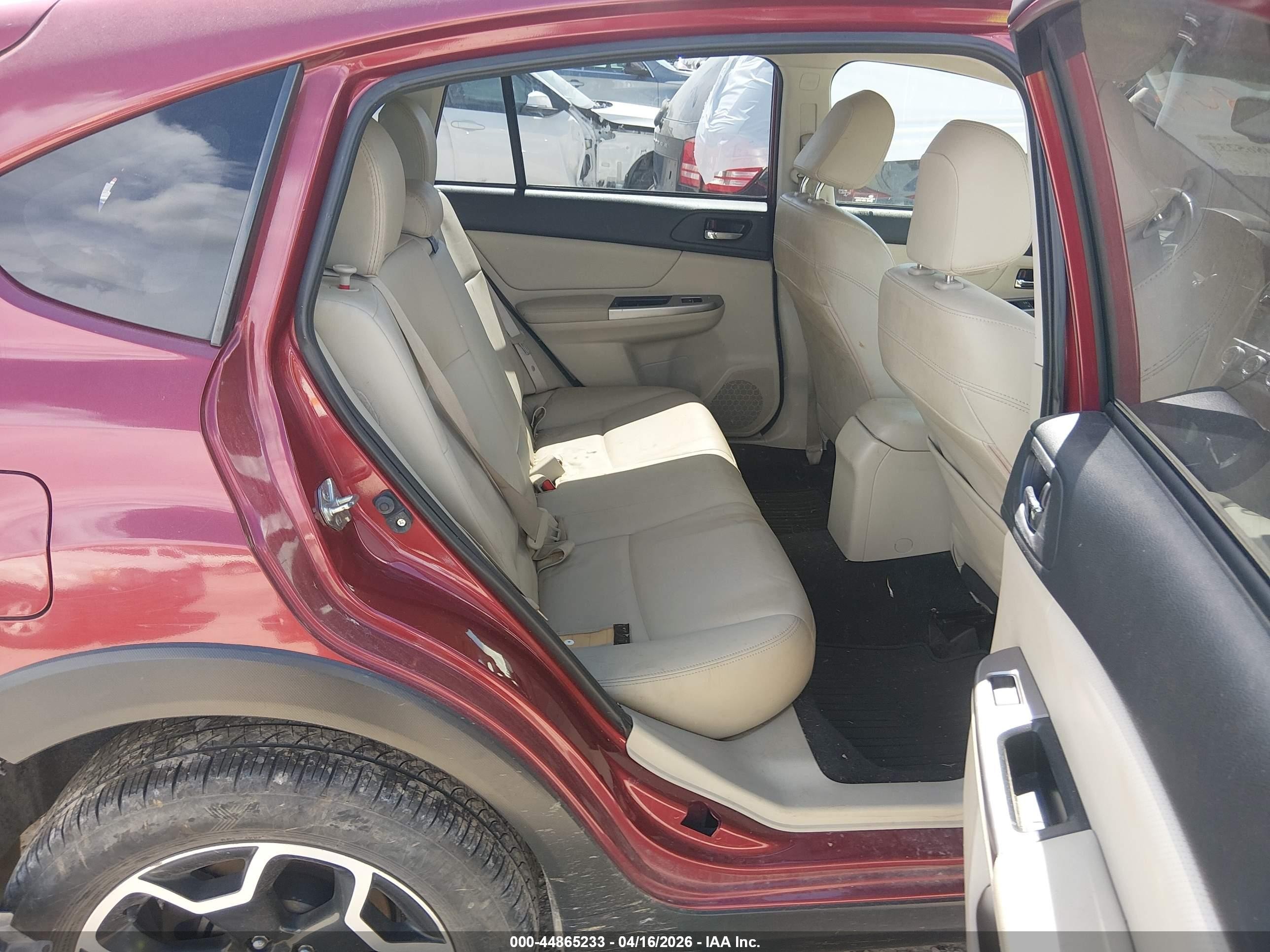 2015 Subaru Xv Crosstrek 2.0i Limited Maroon vin: JF2GPAMC1FH248970