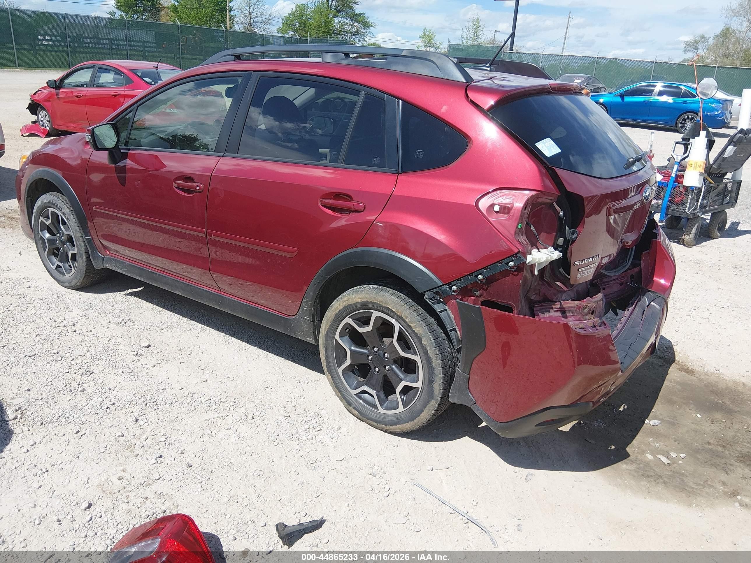 2015 Subaru Xv Crosstrek 2.0i Limited Maroon vin: JF2GPAMC1FH248970