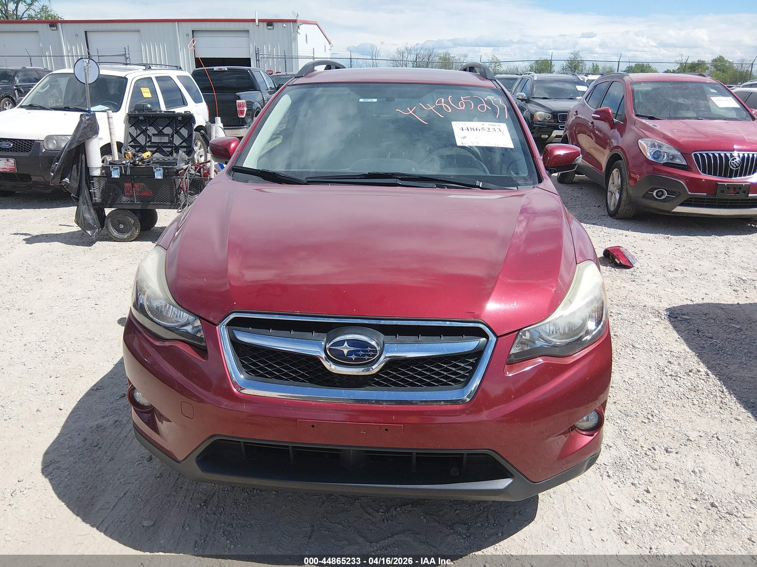 2015 Subaru Xv Crosstrek 2.0i Limited Maroon vin: JF2GPAMC1FH248970