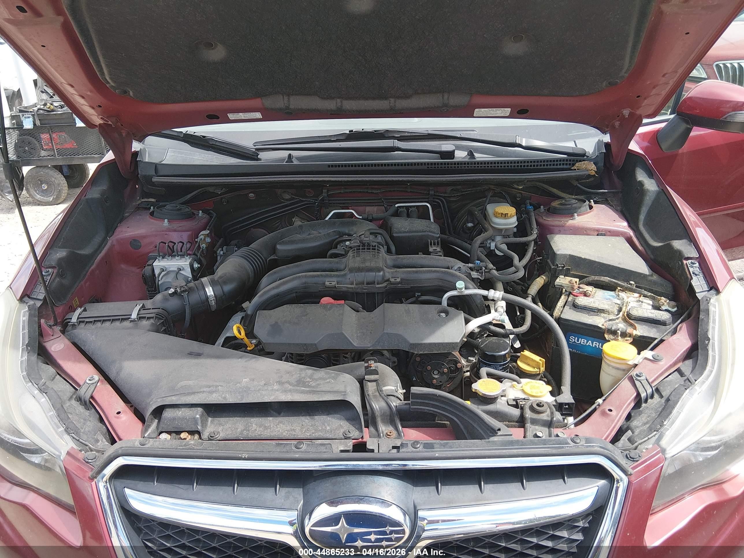 2015 Subaru Xv Crosstrek 2.0i Limited Maroon vin: JF2GPAMC1FH248970