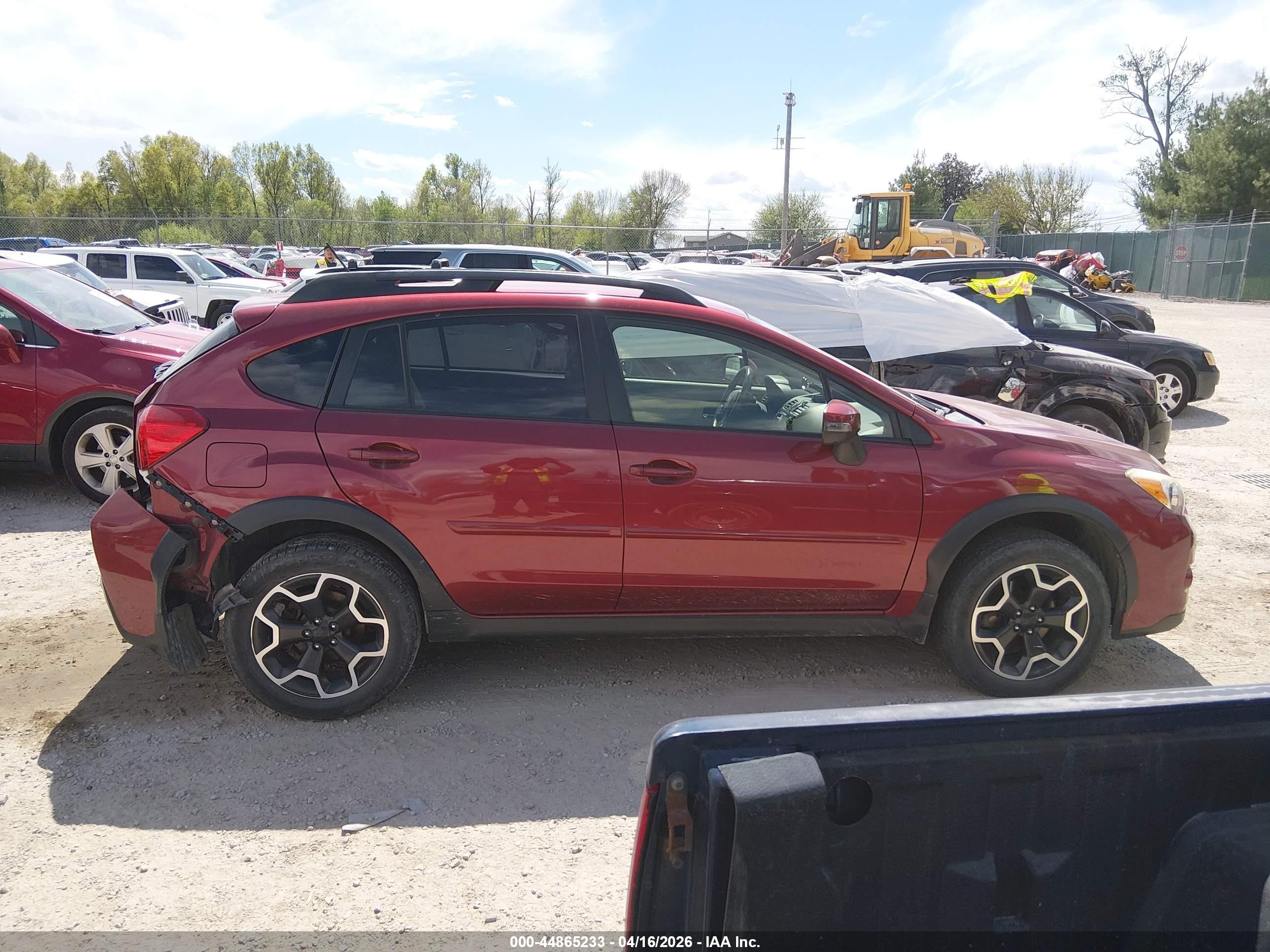 2015 Subaru Xv Crosstrek 2.0i Limited Maroon vin: JF2GPAMC1FH248970