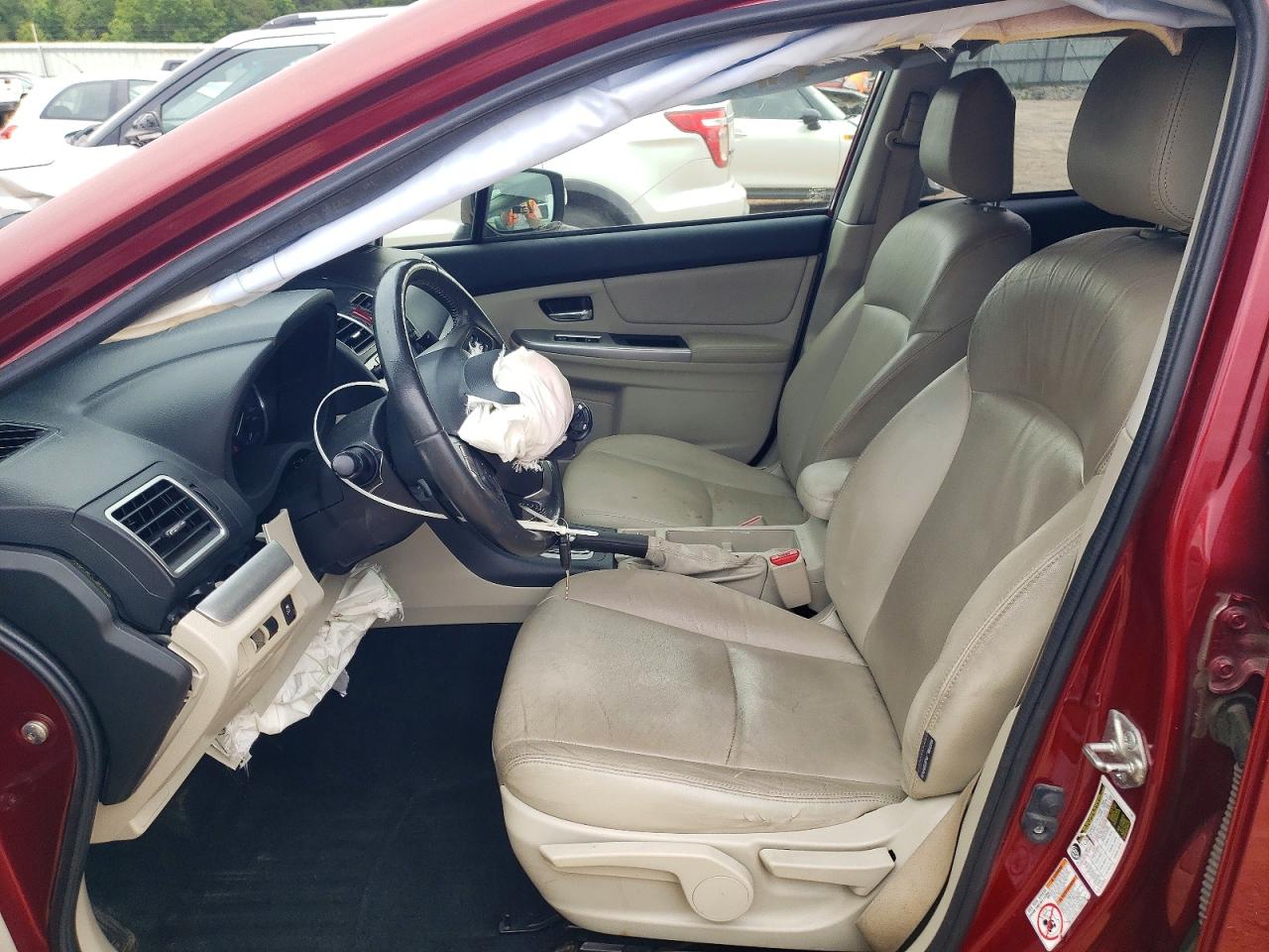 2015 Subaru Xv Crosstrek 2.0 Limited Red vin: JF2GPAMC2F8264952