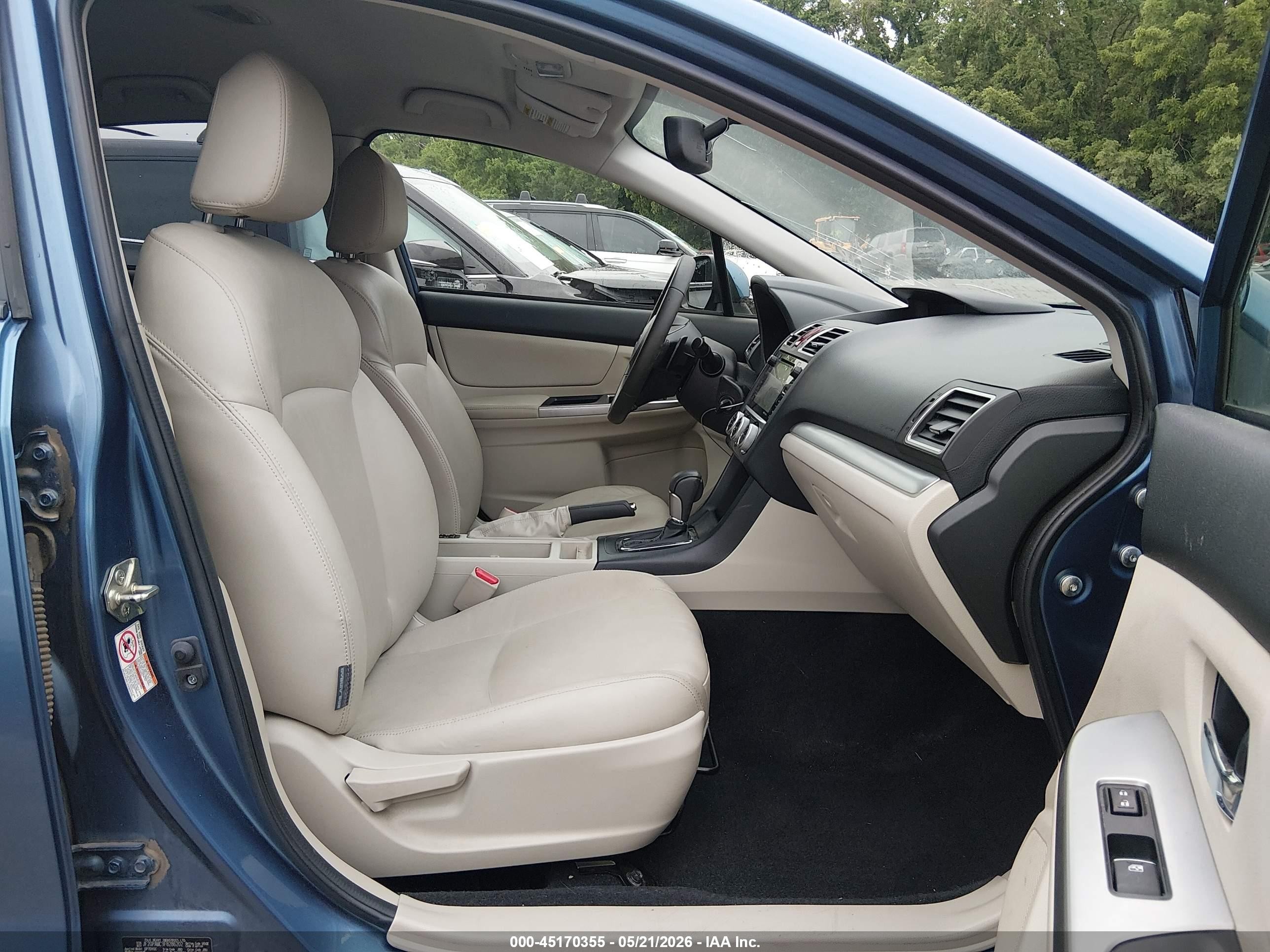 2015 Subaru Xv Crosstrek 2.0i Limited Blue vin: JF2GPAMC3F8286202