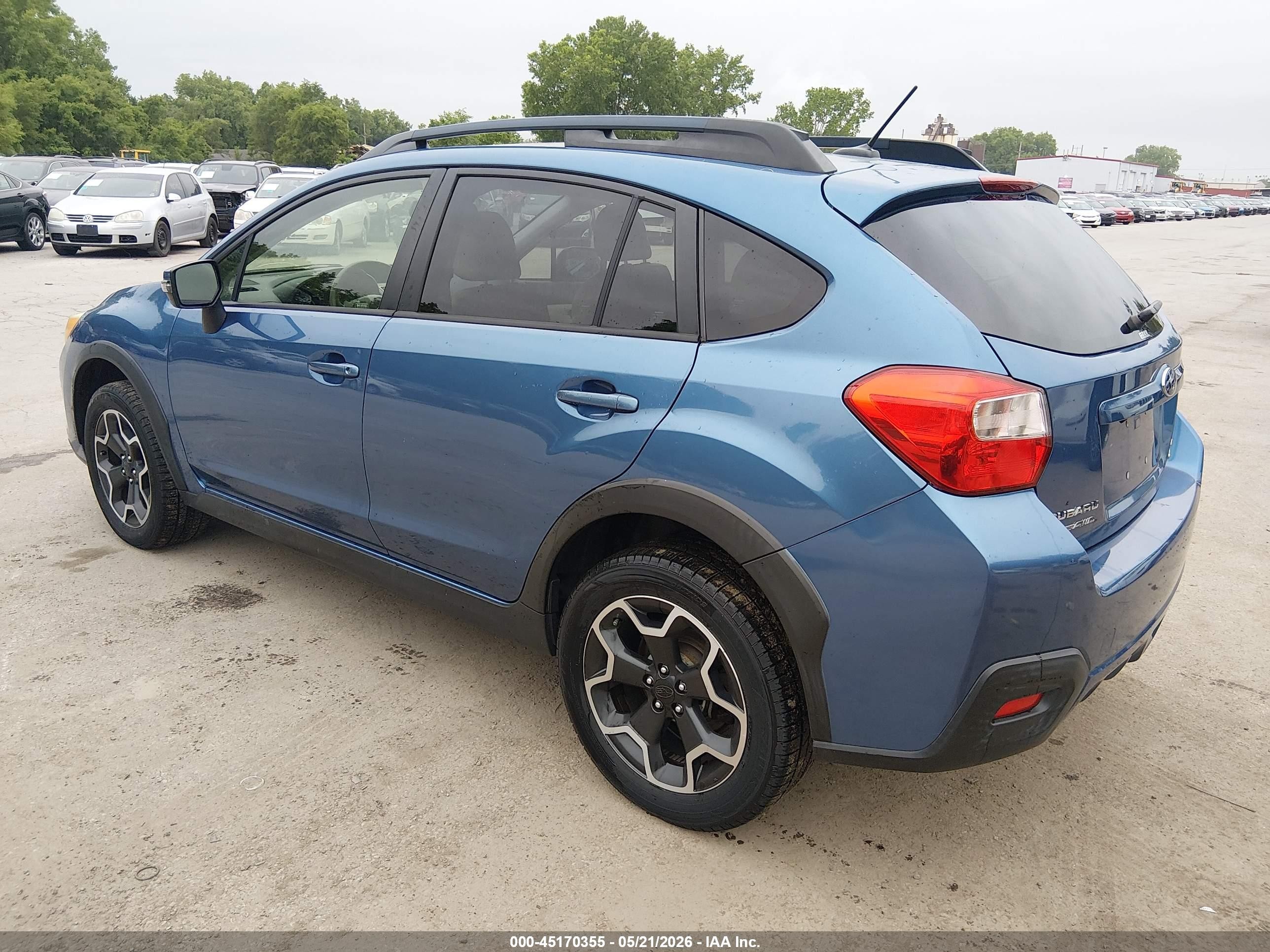 2015 Subaru Xv Crosstrek 2.0i Limited Blue vin: JF2GPAMC3F8286202