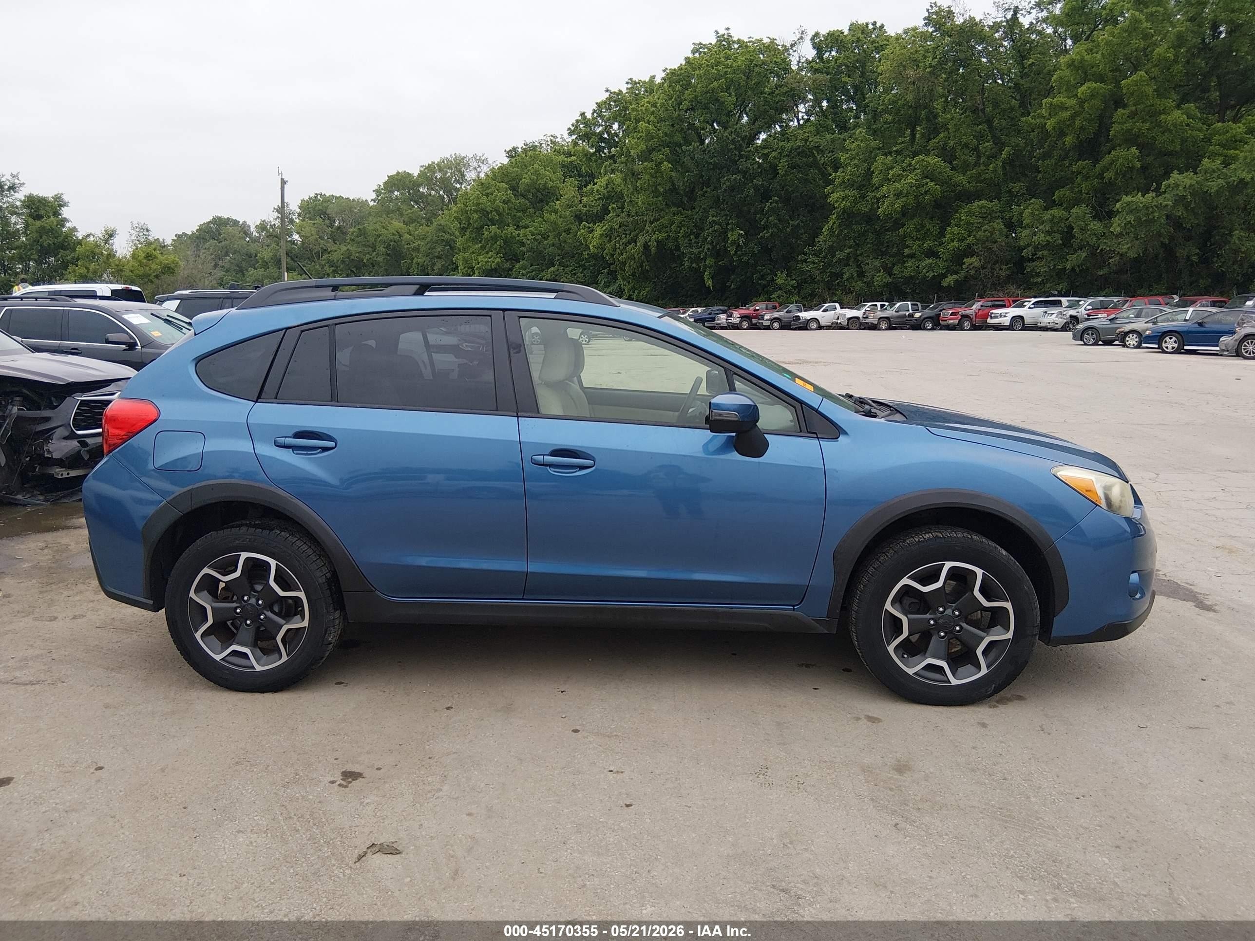 2015 Subaru Xv Crosstrek 2.0i Limited Blue vin: JF2GPAMC3F8286202