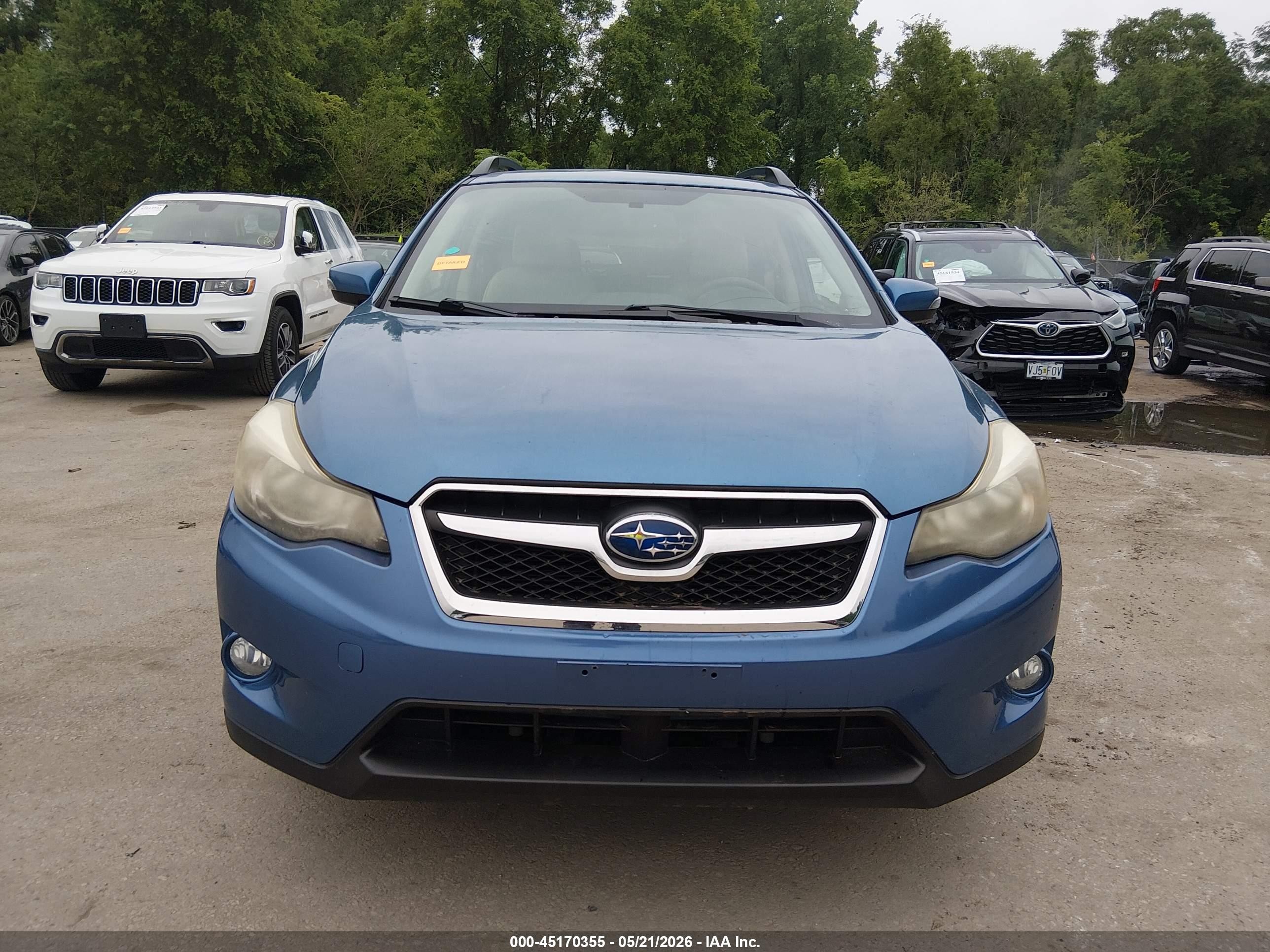 2015 Subaru Xv Crosstrek 2.0i Limited Blue vin: JF2GPAMC3F8286202