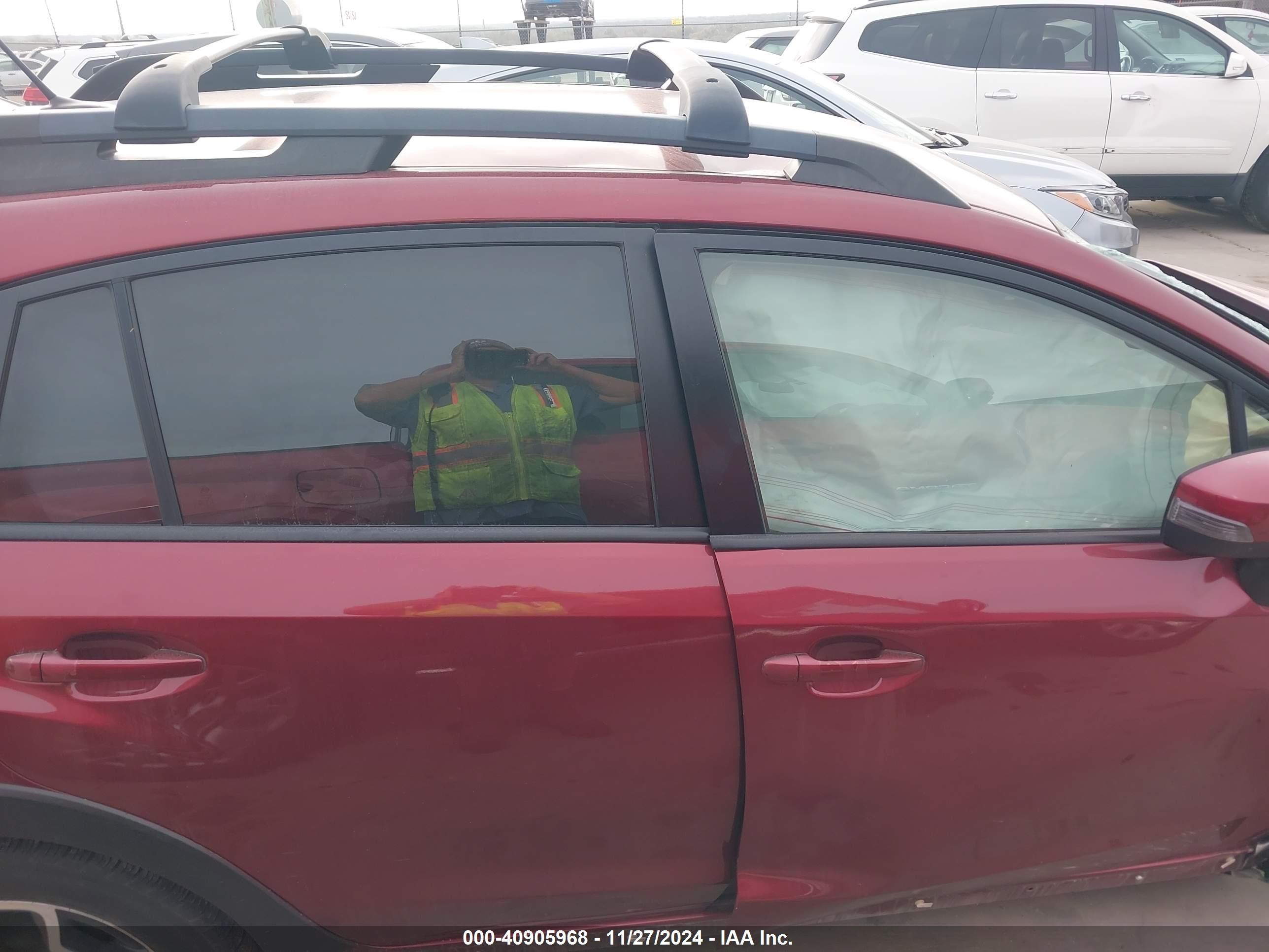 2015 Subaru Xv Crosstrek 2.0i Limited Burgundy vin: JF2GPAMC3FH315715
