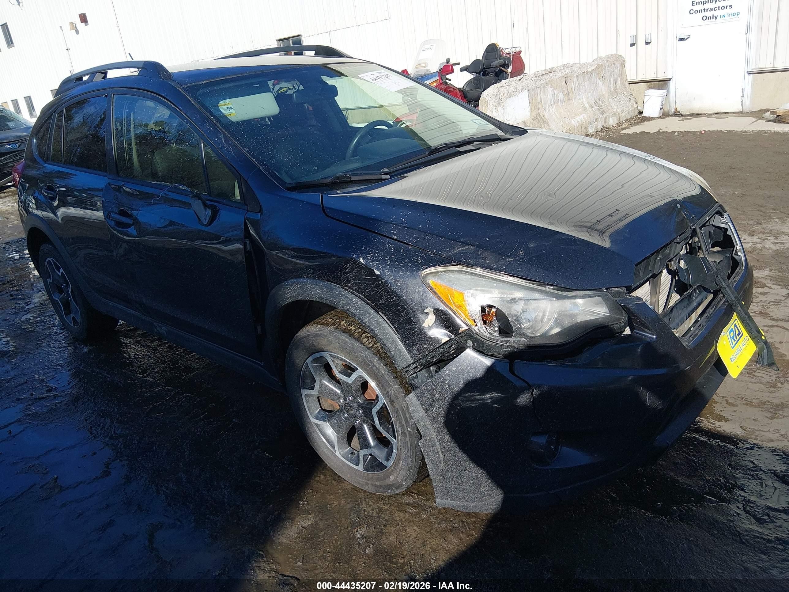 2015 Subaru Xv Crosstrek 2.0i Limited Black vin: JF2GPAMC4F8266668