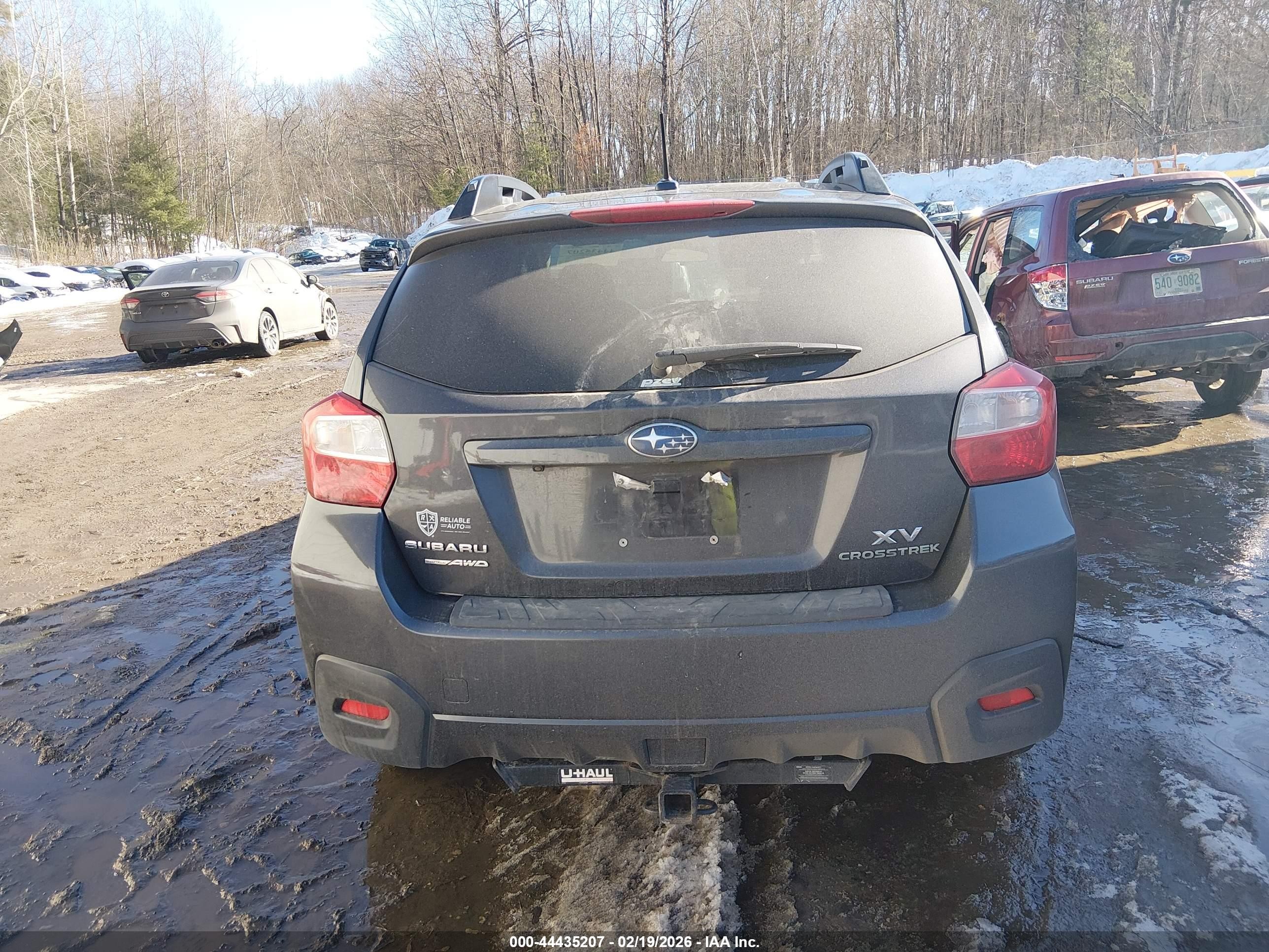 2015 Subaru Xv Crosstrek 2.0i Limited Black vin: JF2GPAMC4F8266668