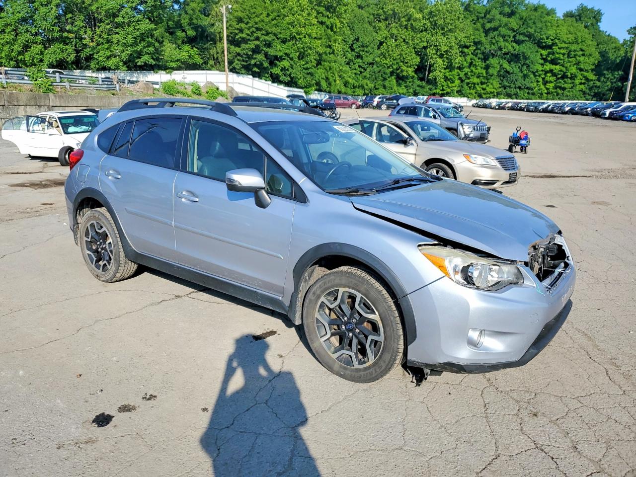 2015 Subaru Xv Crosstrek 2.0 Limited Silver vin: JF2GPAMC5F8208973