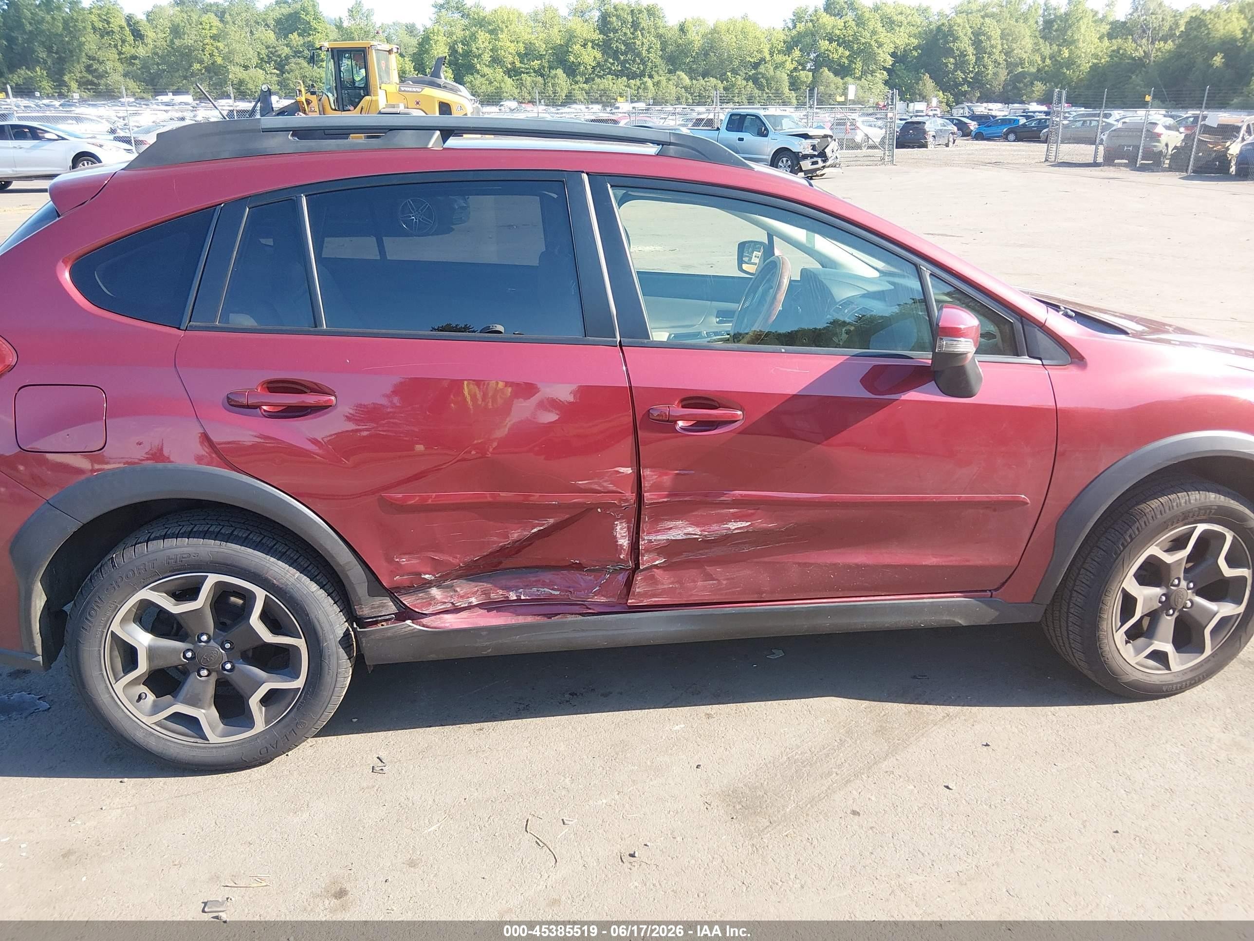 2015 Subaru Xv Crosstrek 2.0i Limited Красный vin: JF2GPAMC5F8236336