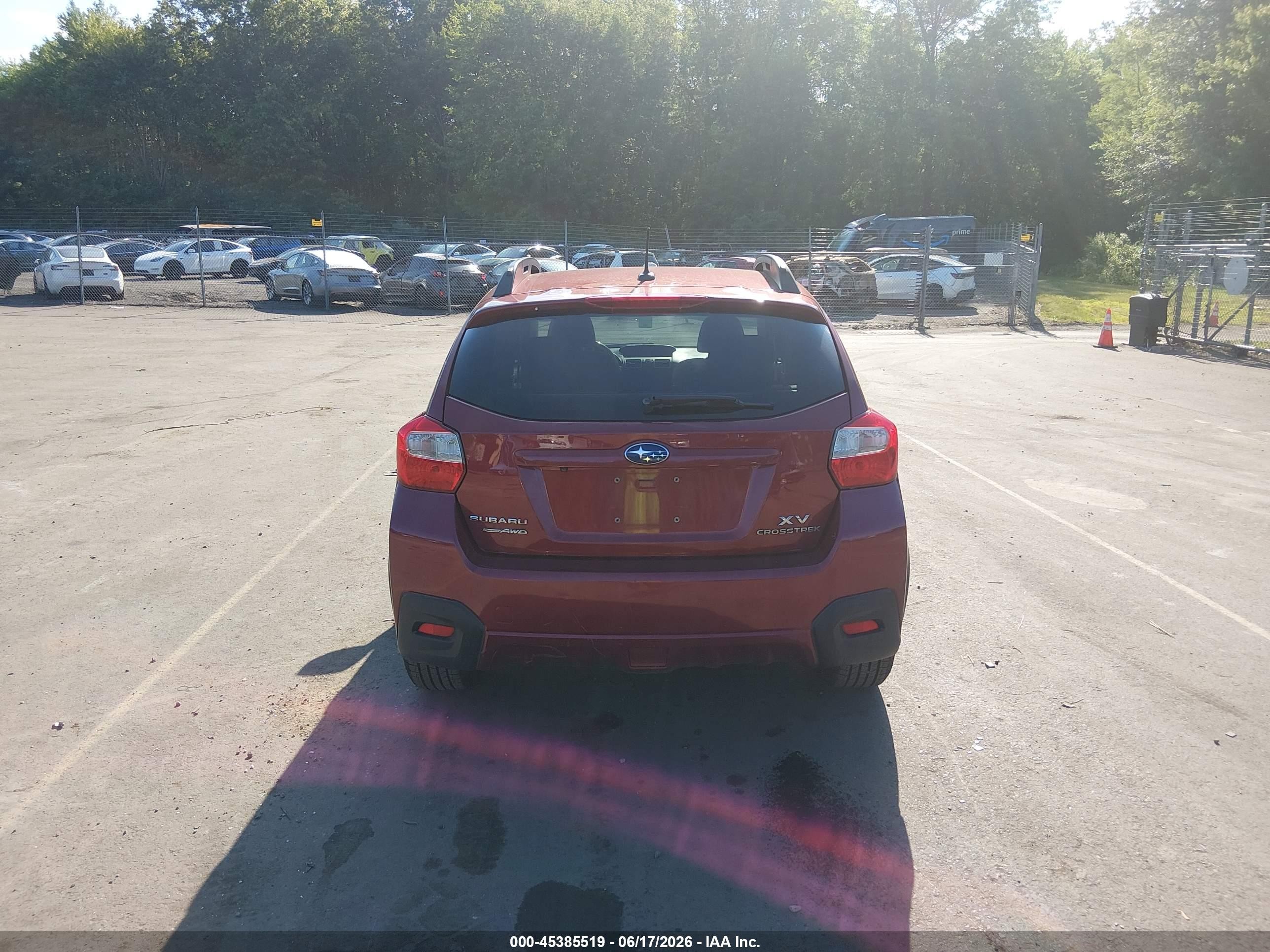 2015 Subaru Xv Crosstrek 2.0i Limited Красный vin: JF2GPAMC5F8236336