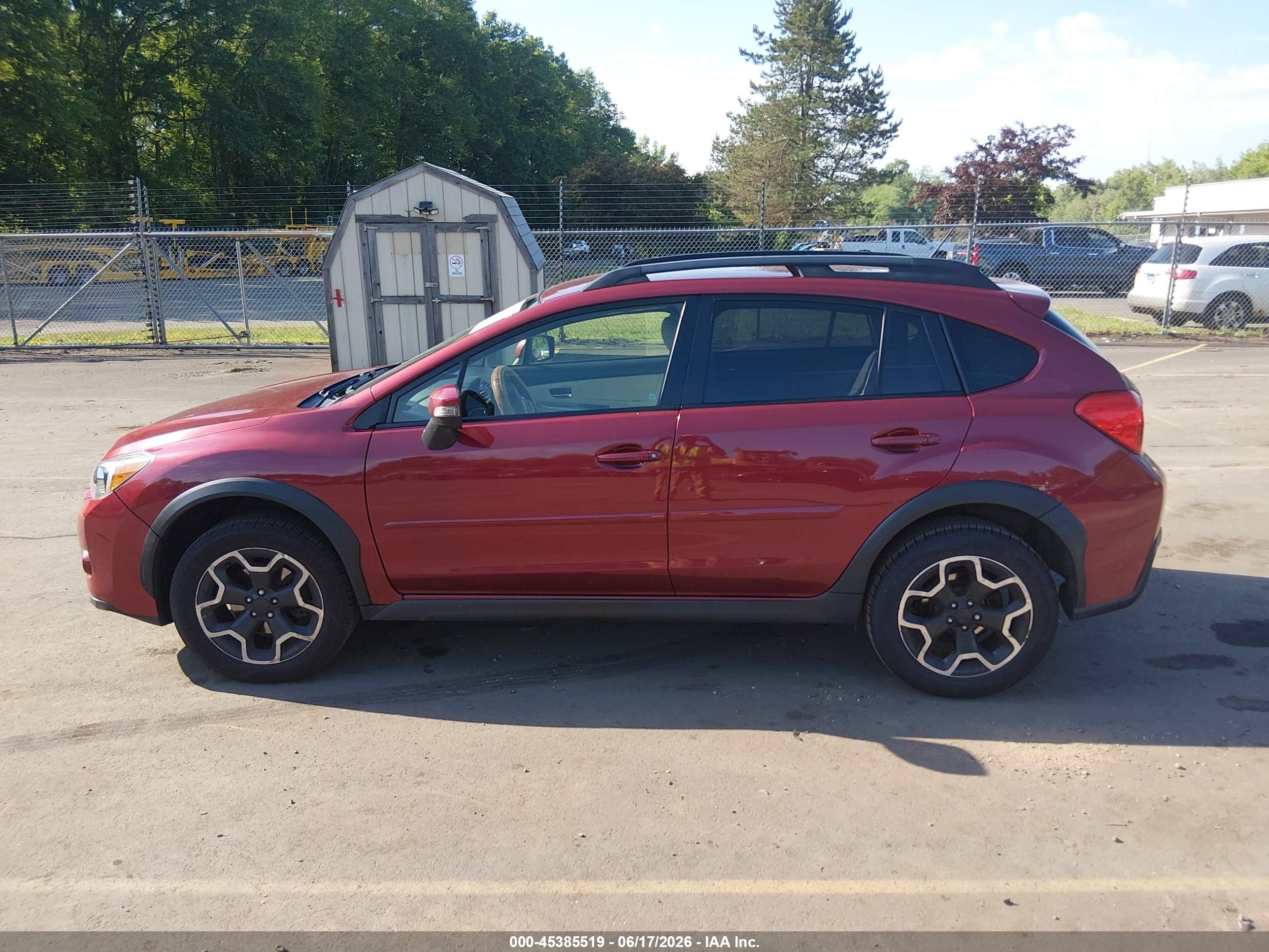 2015 Subaru Xv Crosstrek 2.0i Limited Красный vin: JF2GPAMC5F8236336
