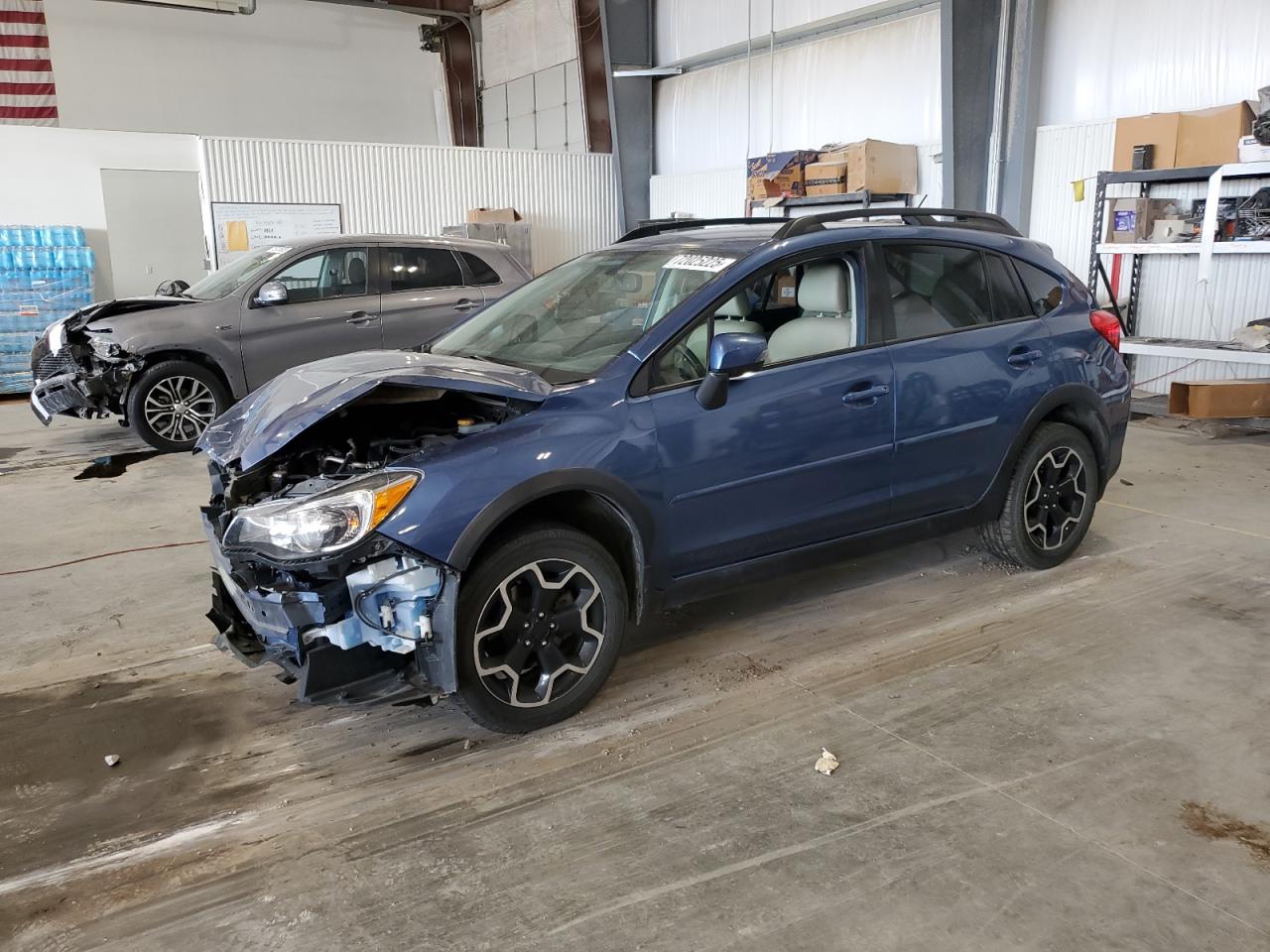 2015 Subaru Xv Crosstrek 2.0 Limited Blue vin: JF2GPAMC5F8314372