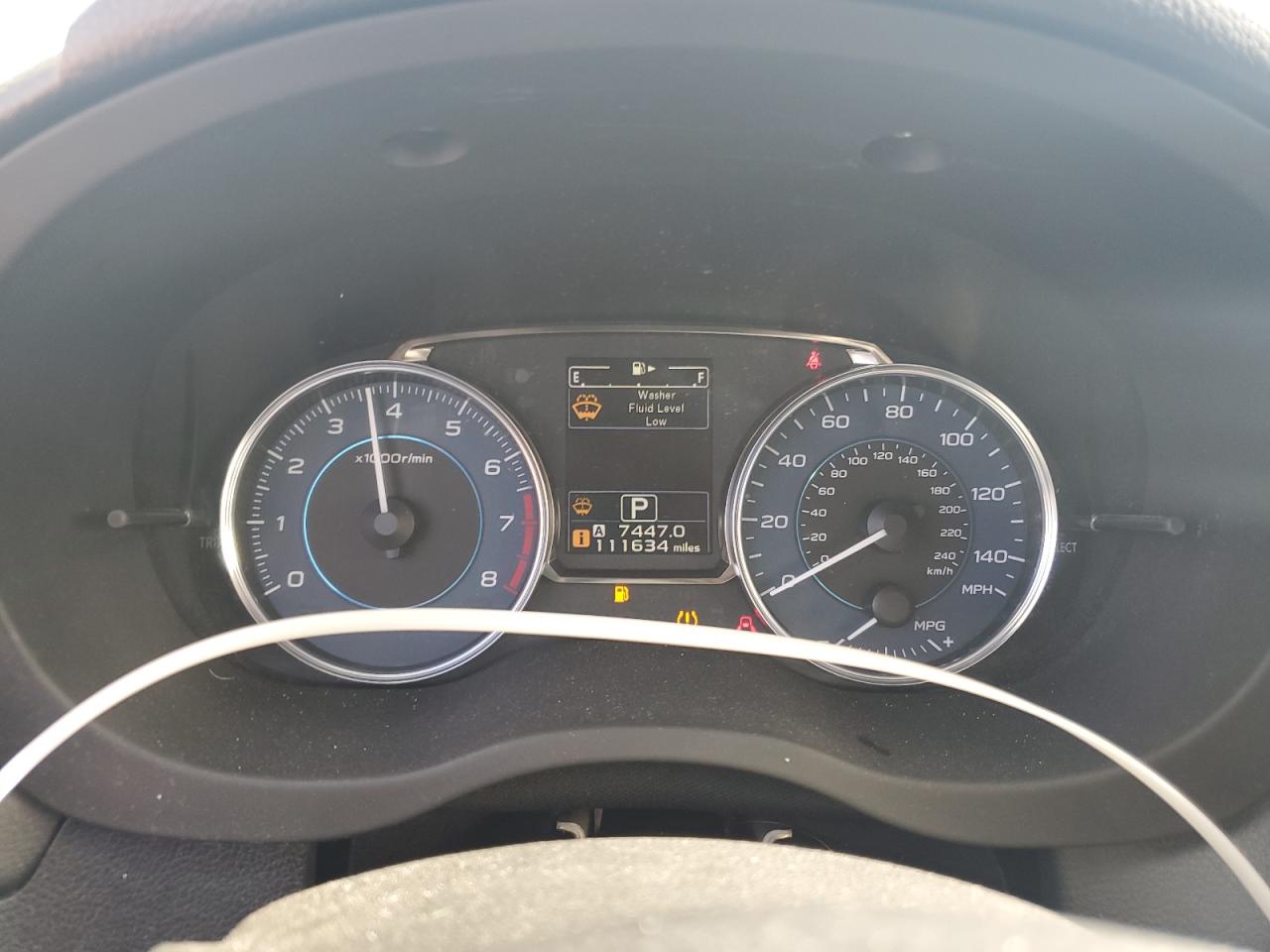 2015 Subaru Xv Crosstrek 2.0 Limited Black vin: JF2GPAMC6F8210179 Damage: Warning - Tire Pressure, On, Unacceptable