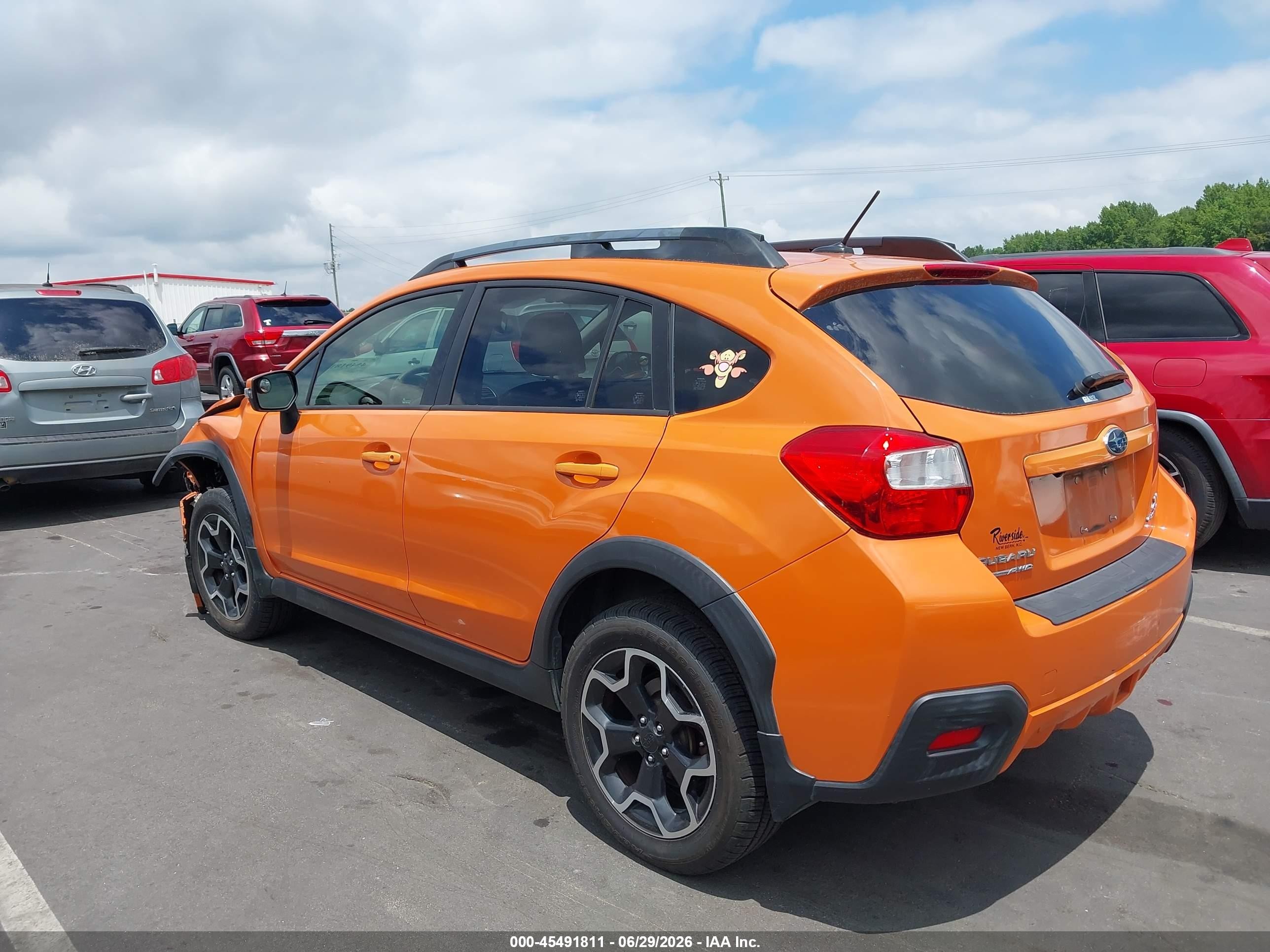 2015 Subaru Xv Crosstrek 2.0i Limited Orange vin: JF2GPAMC6F8264453