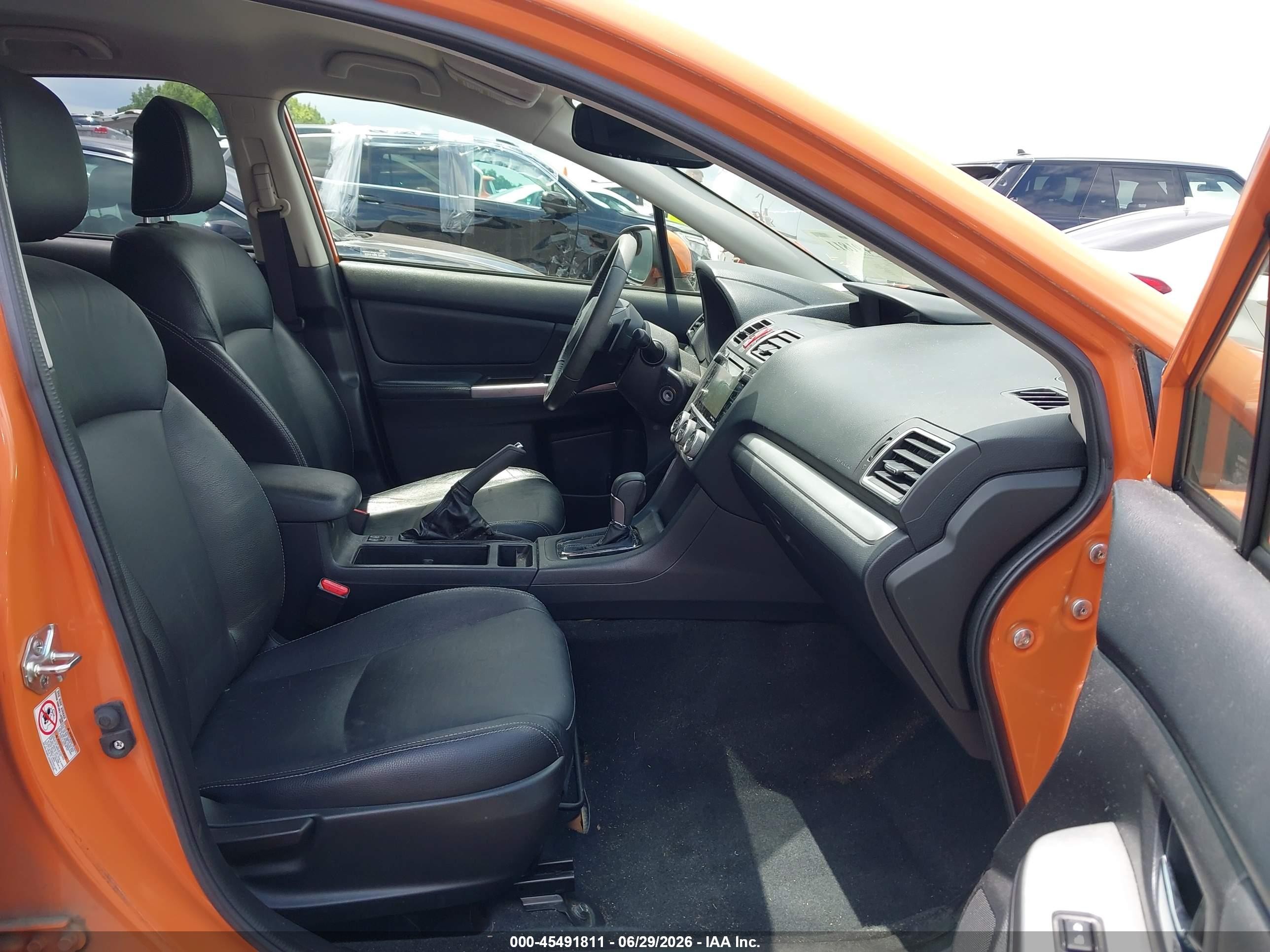 2015 Subaru Xv Crosstrek 2.0i Limited Orange vin: JF2GPAMC6F8264453