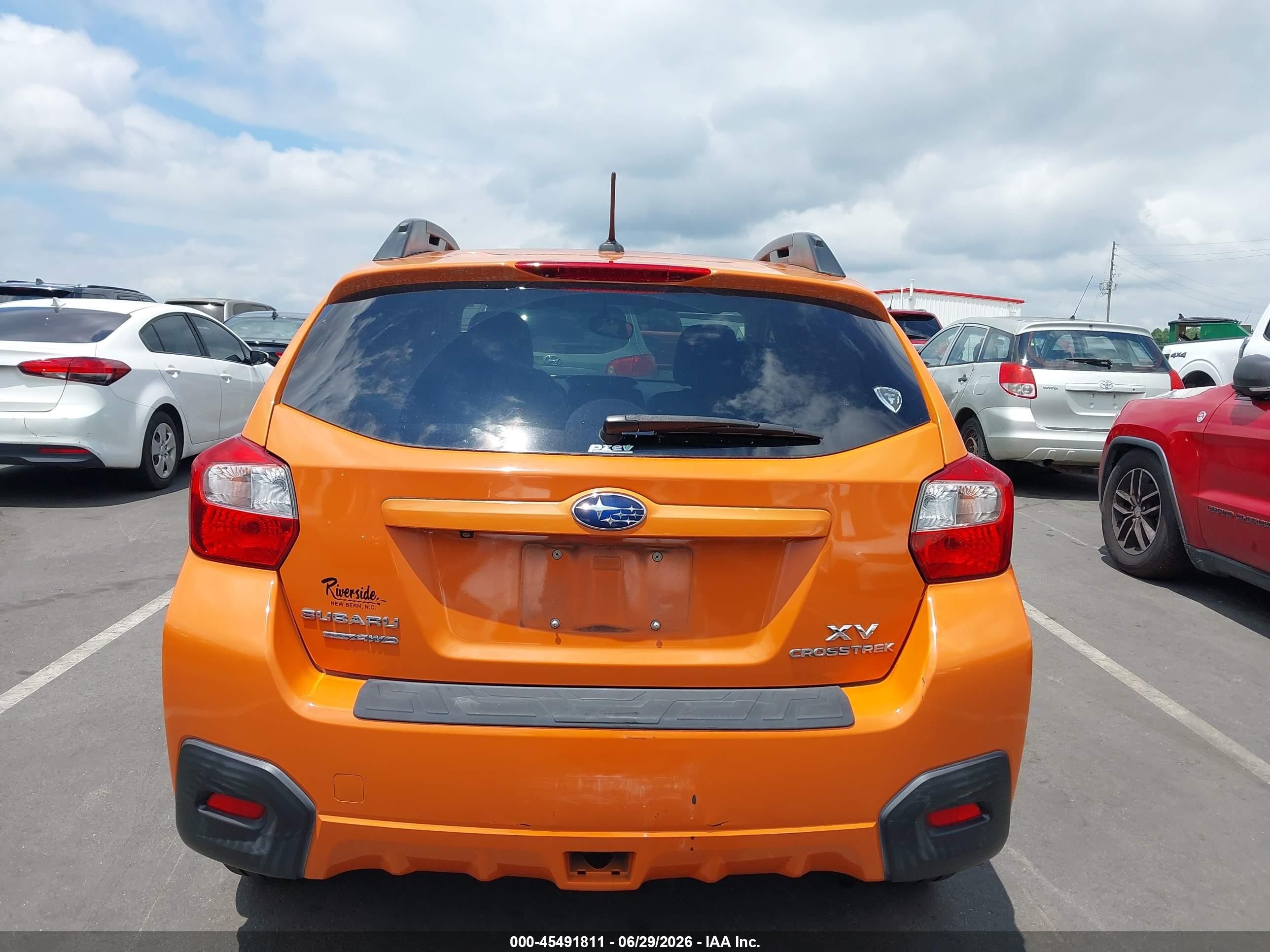 2015 Subaru Xv Crosstrek 2.0i Limited Orange vin: JF2GPAMC6F8264453