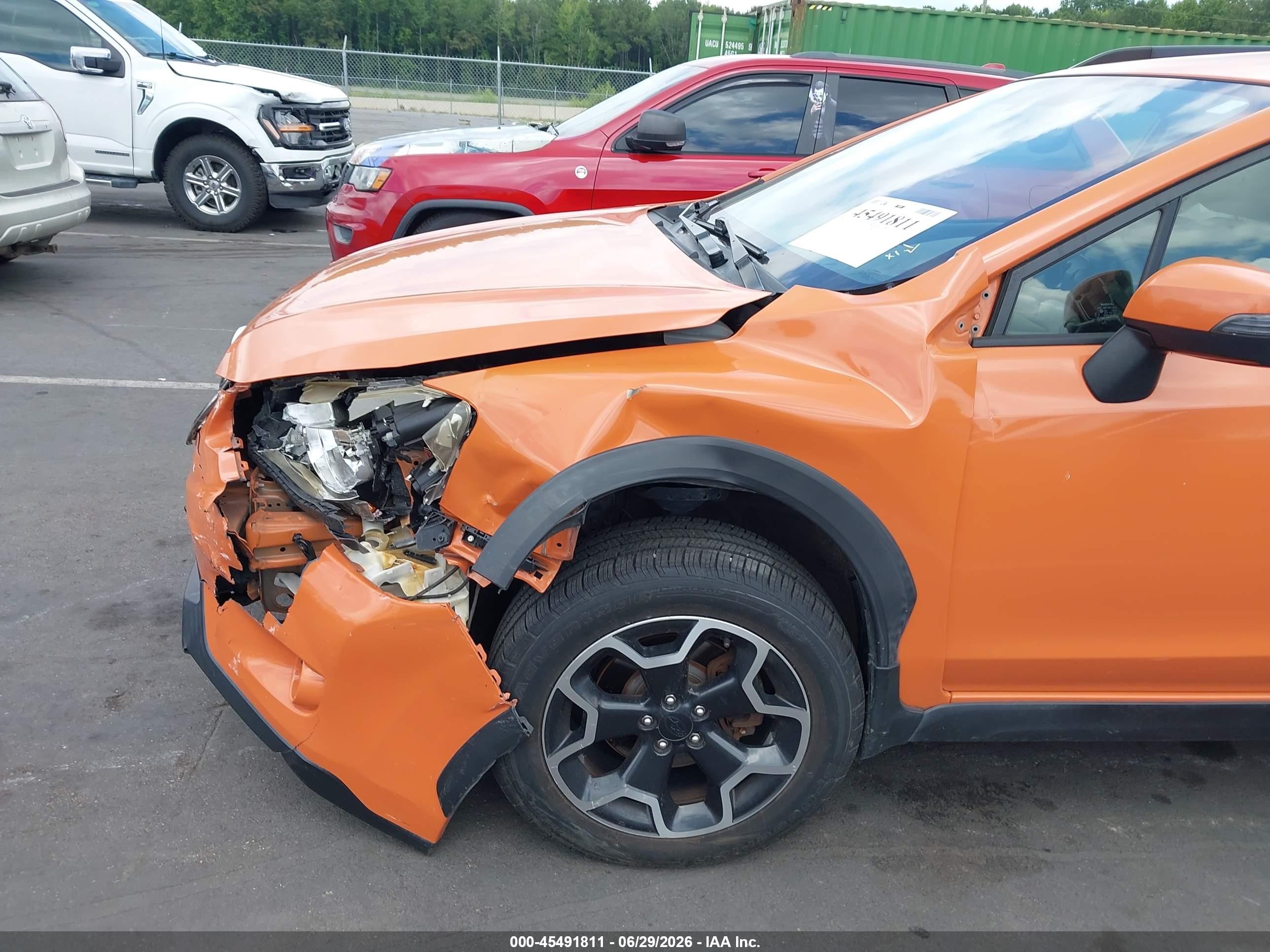 2015 Subaru Xv Crosstrek 2.0i Limited Orange vin: JF2GPAMC6F8264453