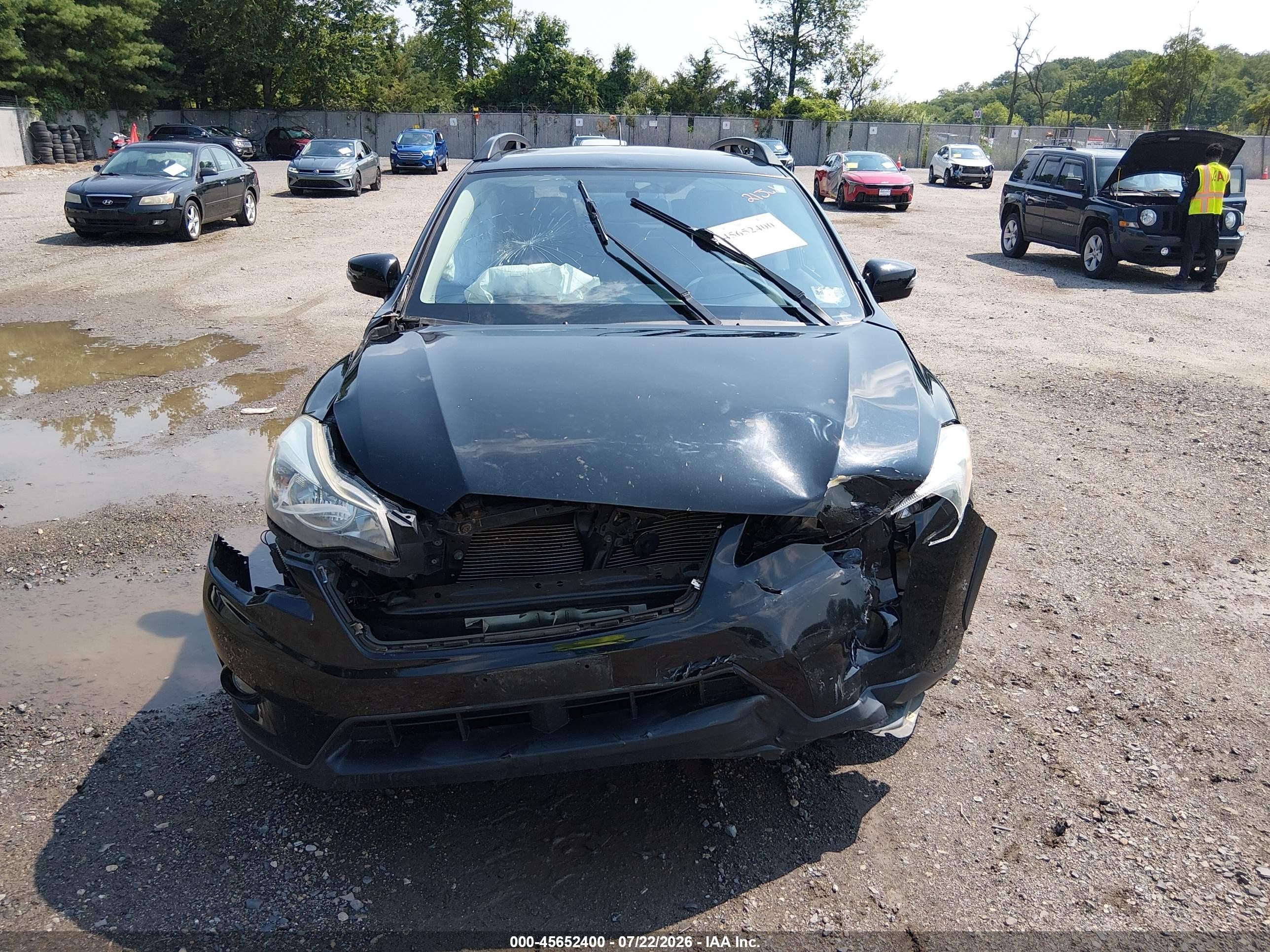 2015 Subaru Xv Crosstrek 2.0i Limited Черный vin: JF2GPAMC6F8266560