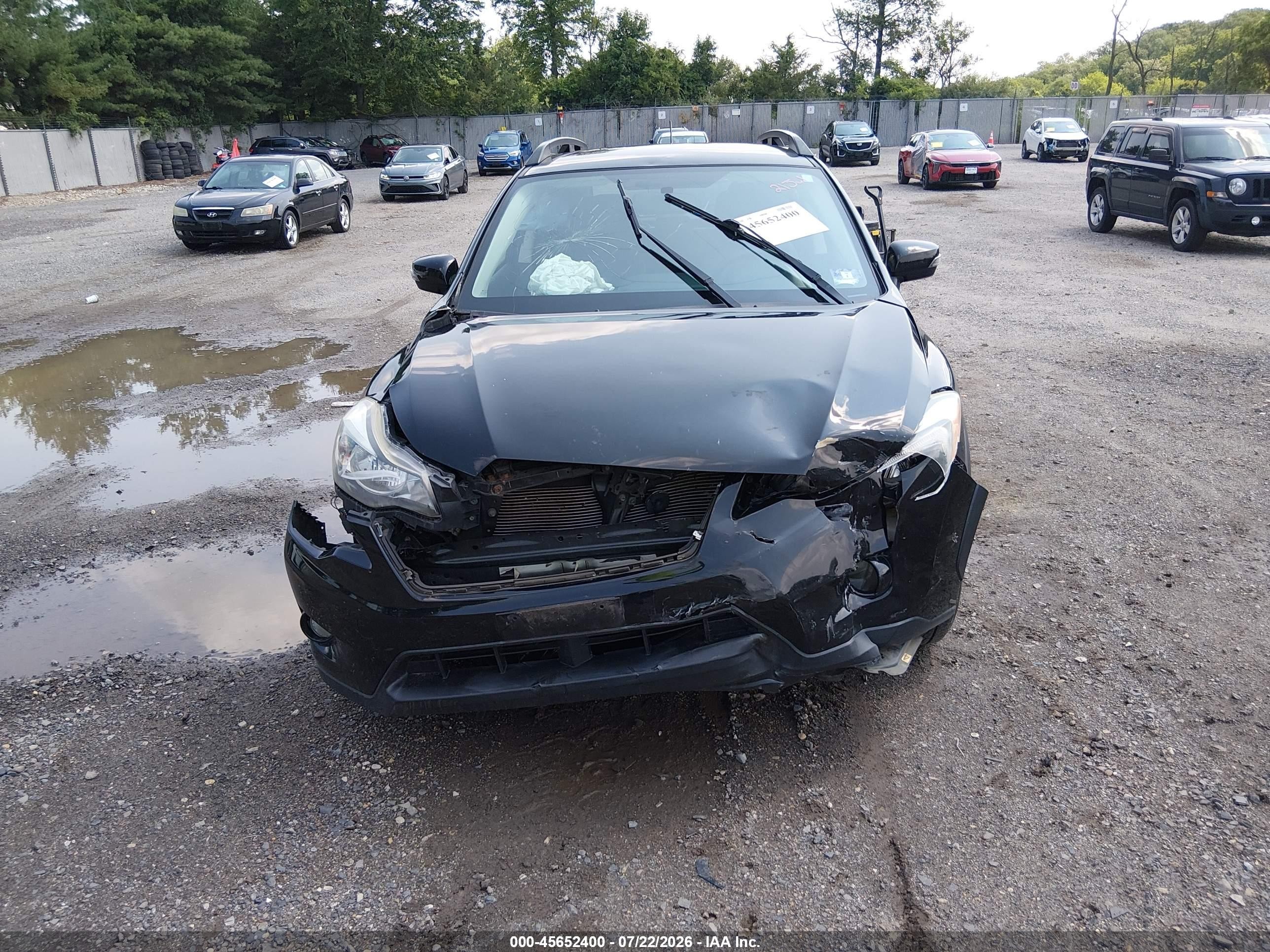 2015 Subaru Xv Crosstrek 2.0i Limited Черный vin: JF2GPAMC6F8266560