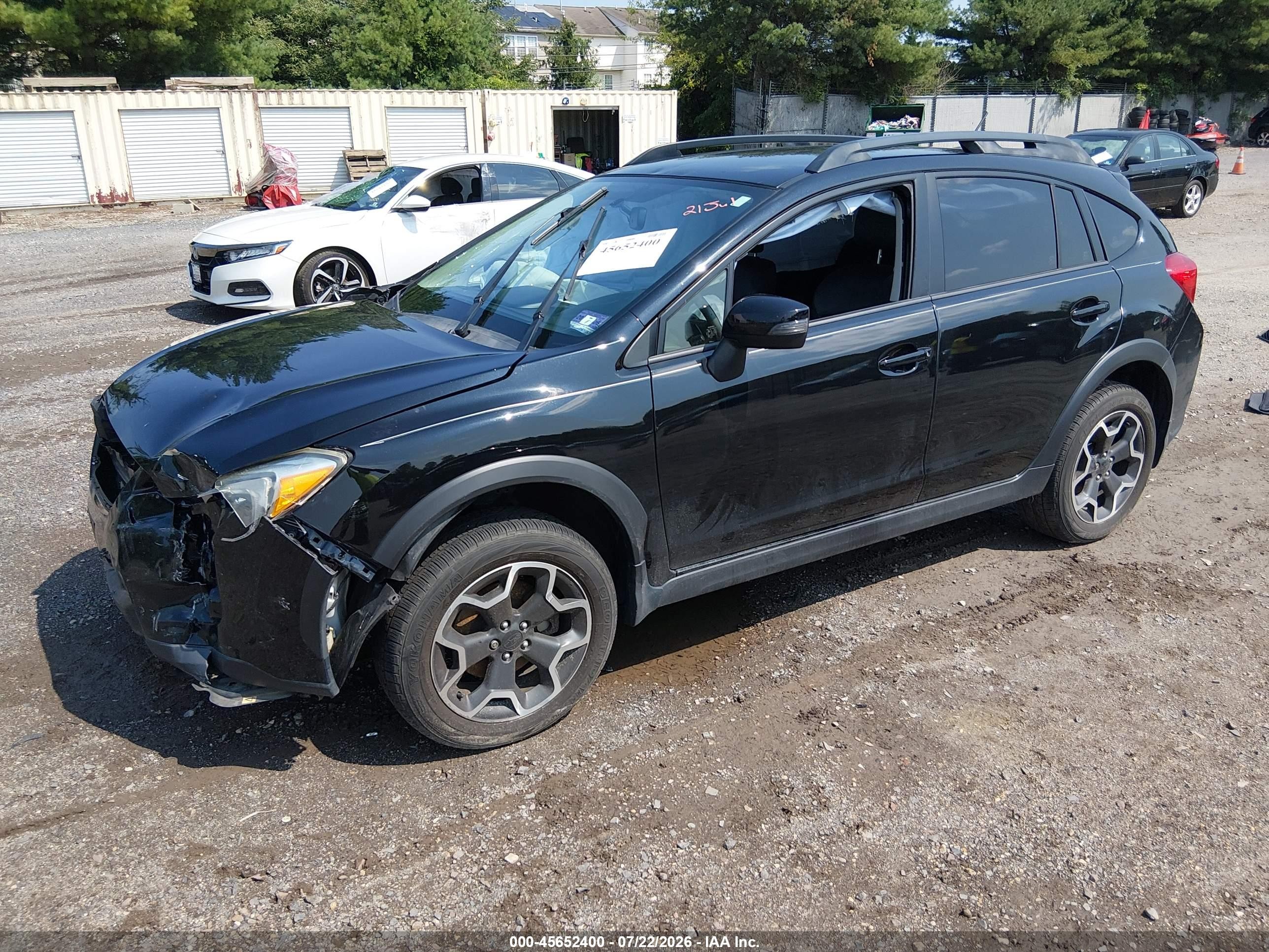 2015 Subaru Xv Crosstrek 2.0i Limited Черный vin: JF2GPAMC6F8266560