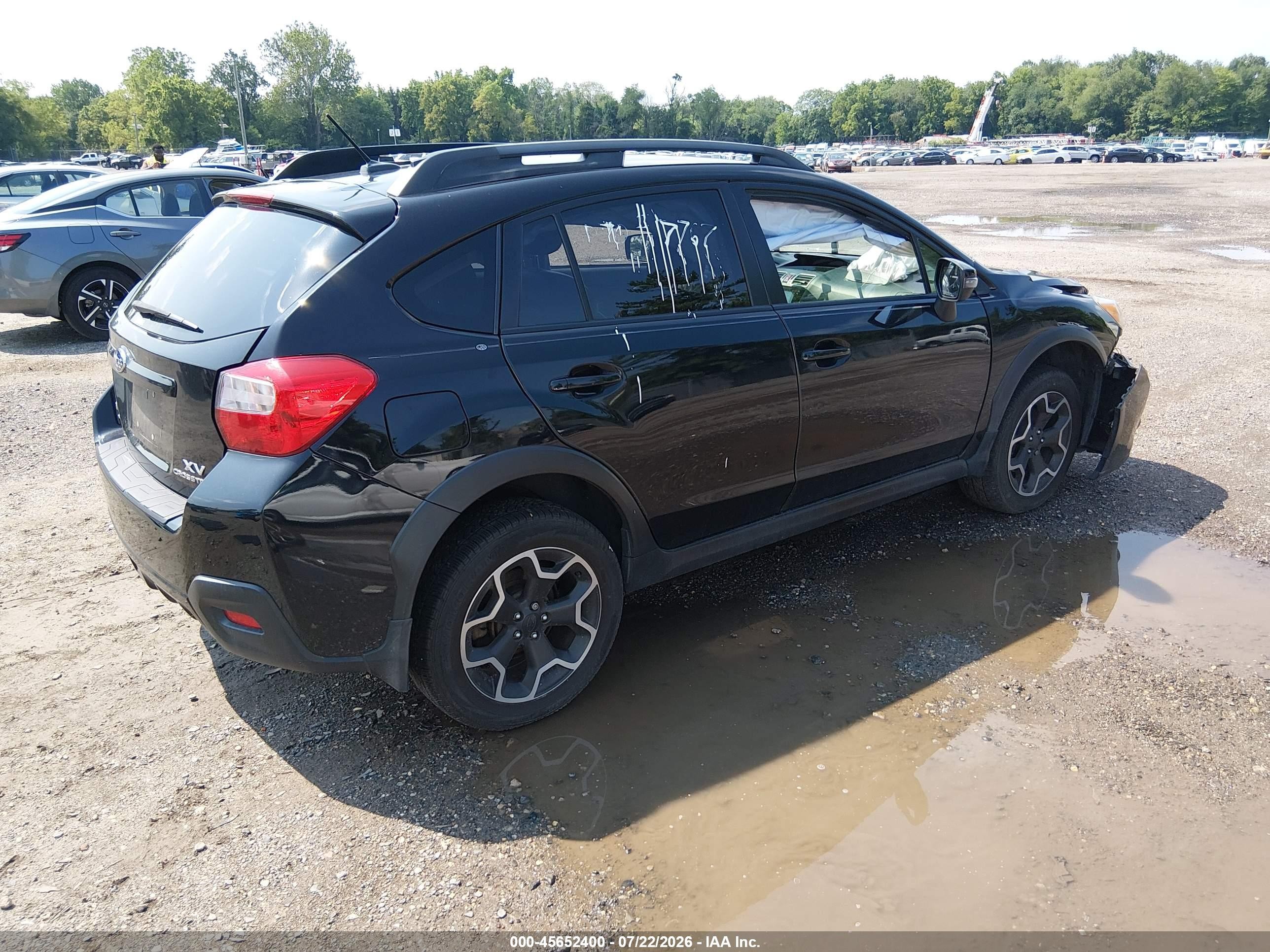 2015 Subaru Xv Crosstrek 2.0i Limited Черный vin: JF2GPAMC6F8266560