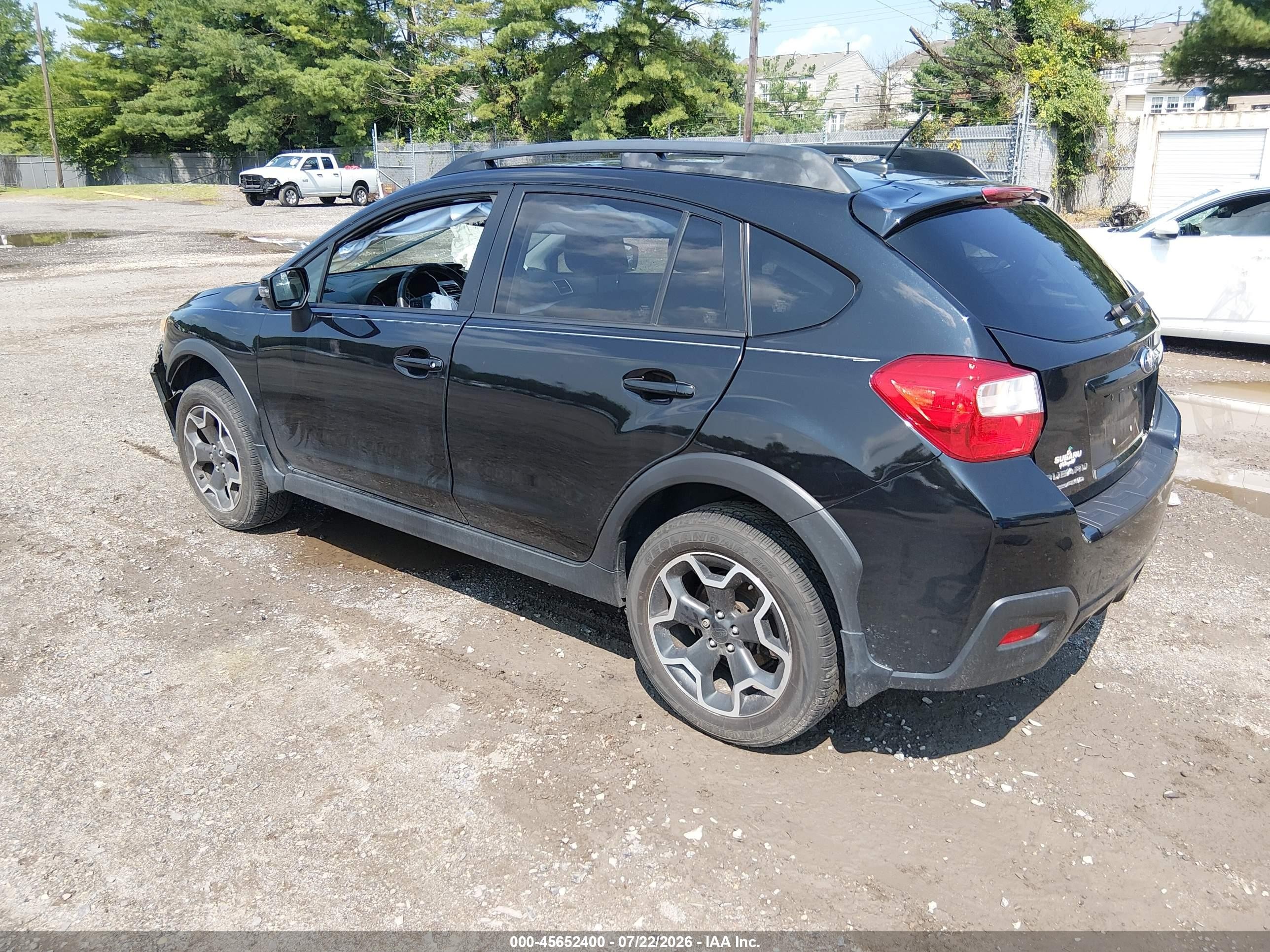 2015 Subaru Xv Crosstrek 2.0i Limited Черный vin: JF2GPAMC6F8266560