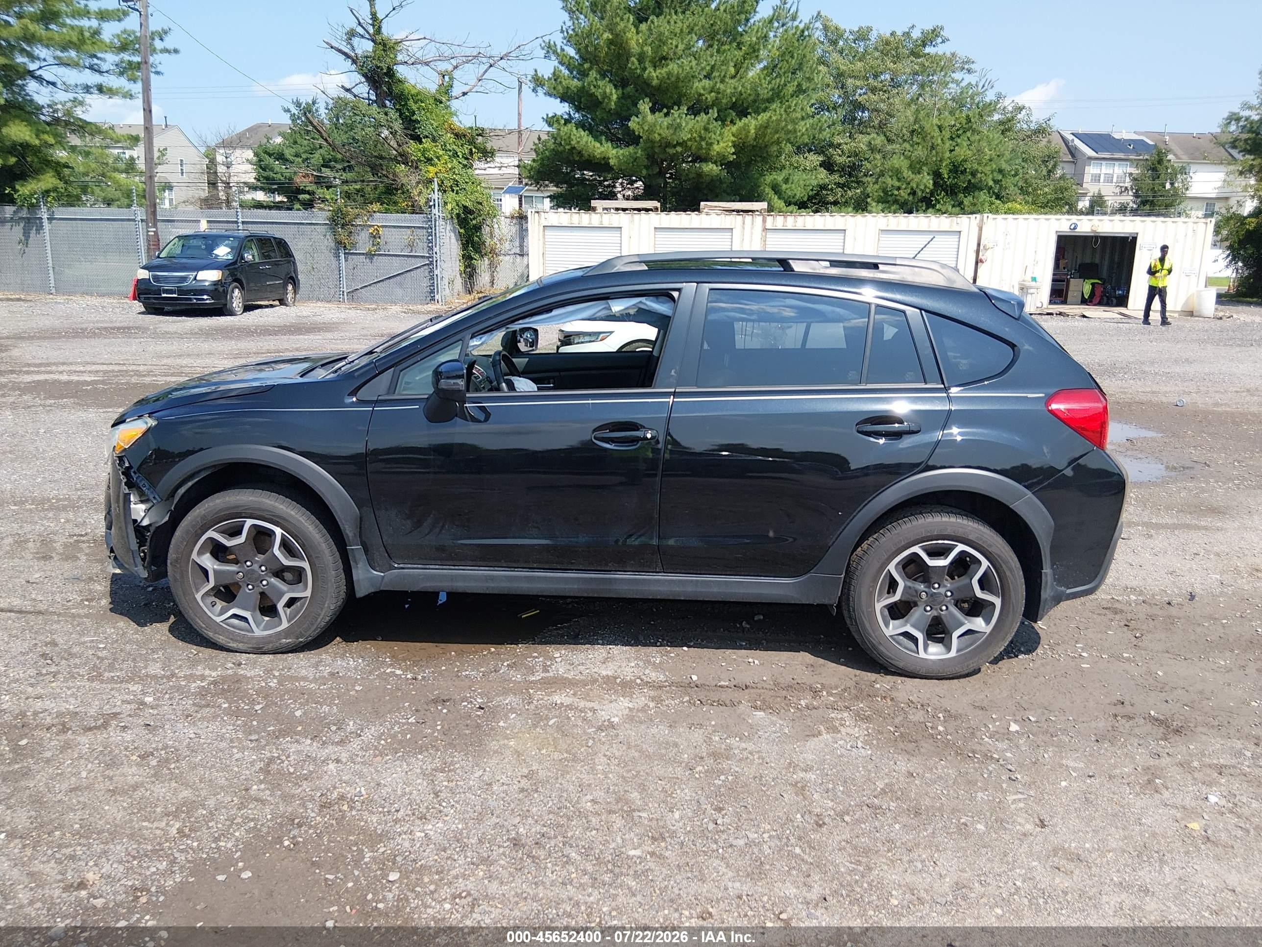 2015 Subaru Xv Crosstrek 2.0i Limited Черный vin: JF2GPAMC6F8266560