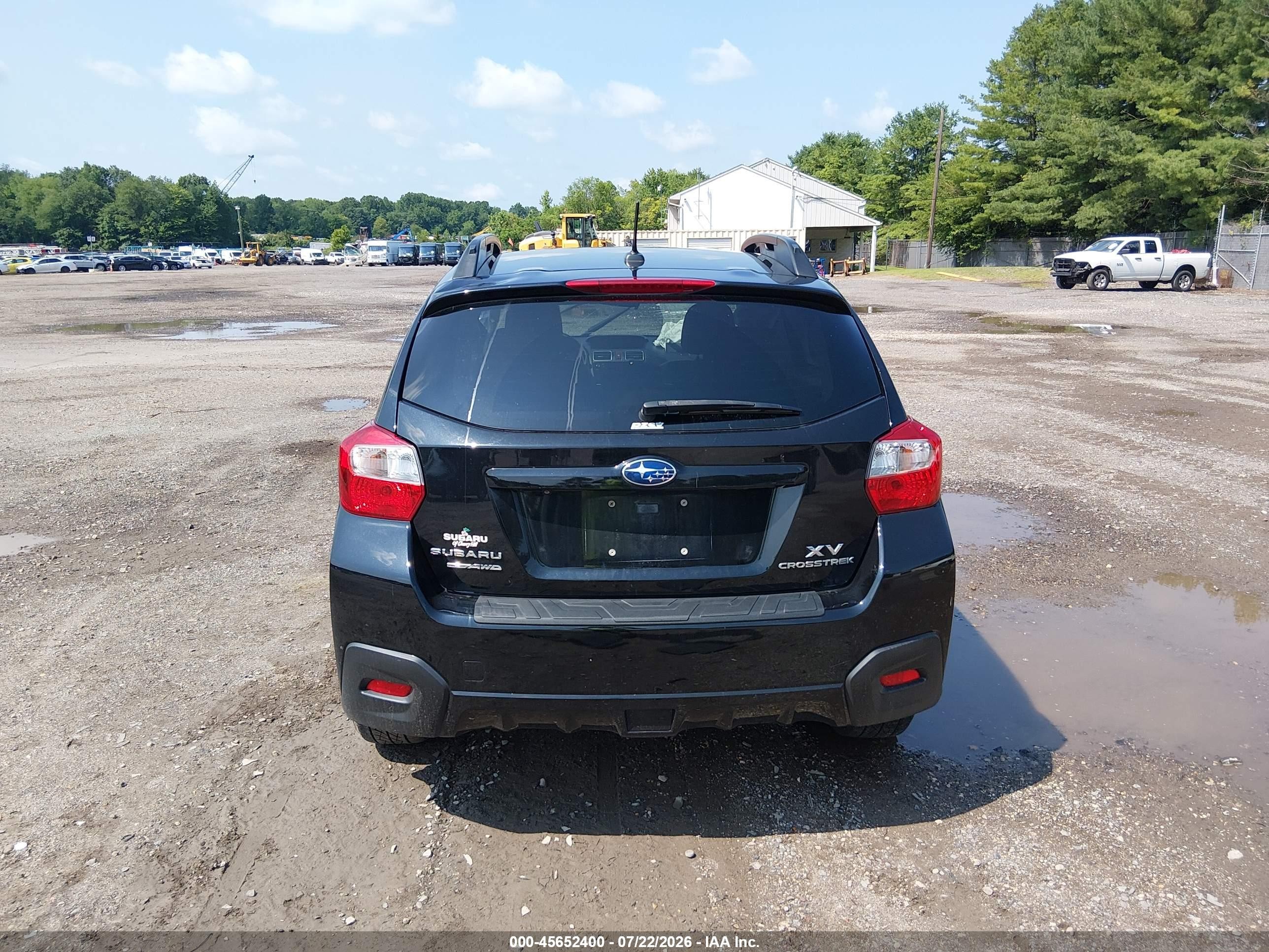 2015 Subaru Xv Crosstrek 2.0i Limited Черный vin: JF2GPAMC6F8266560