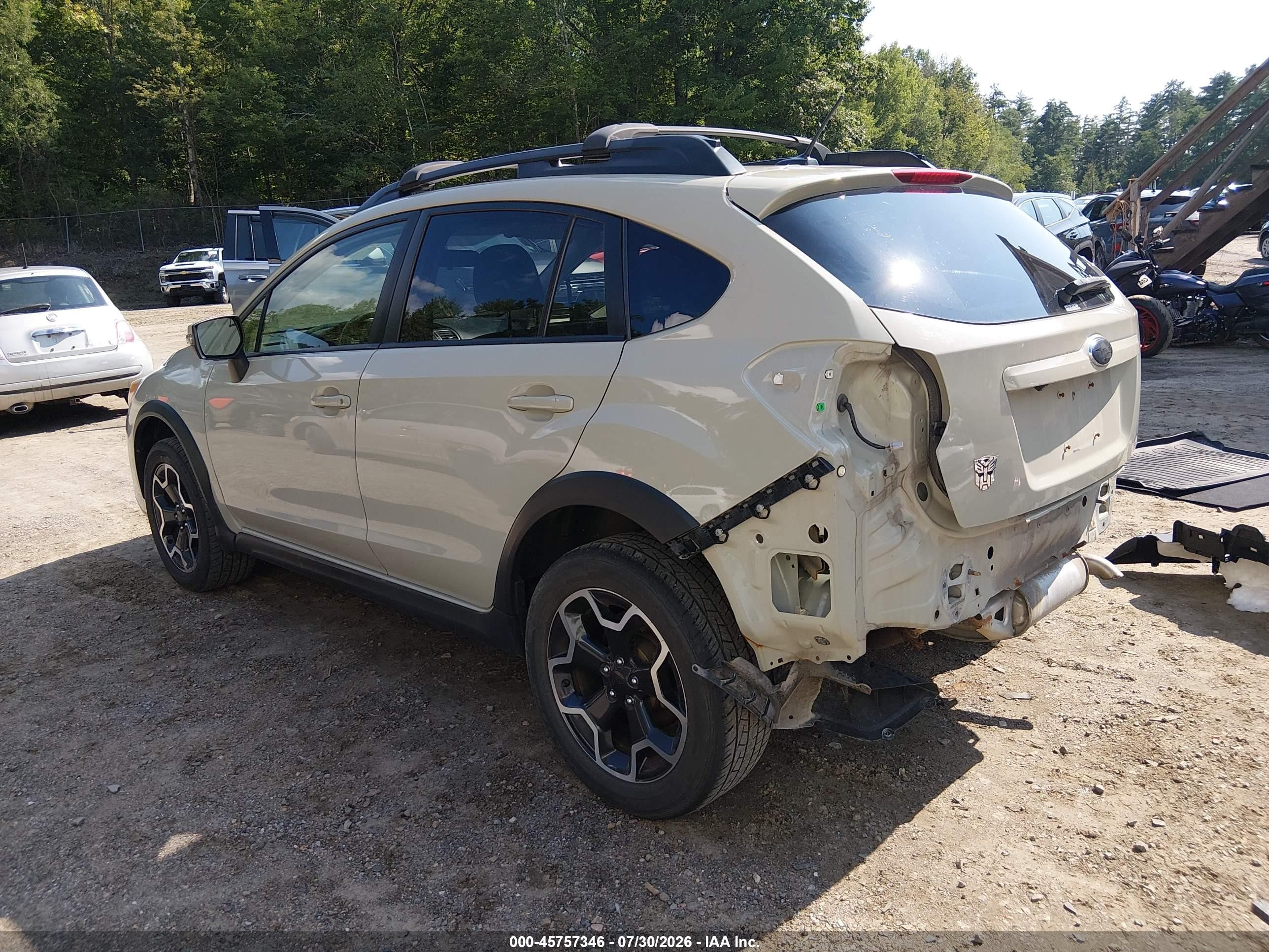 2015 Subaru Xv Crosstrek 2.0i Limited Green vin: JF2GPAMC6F8283682