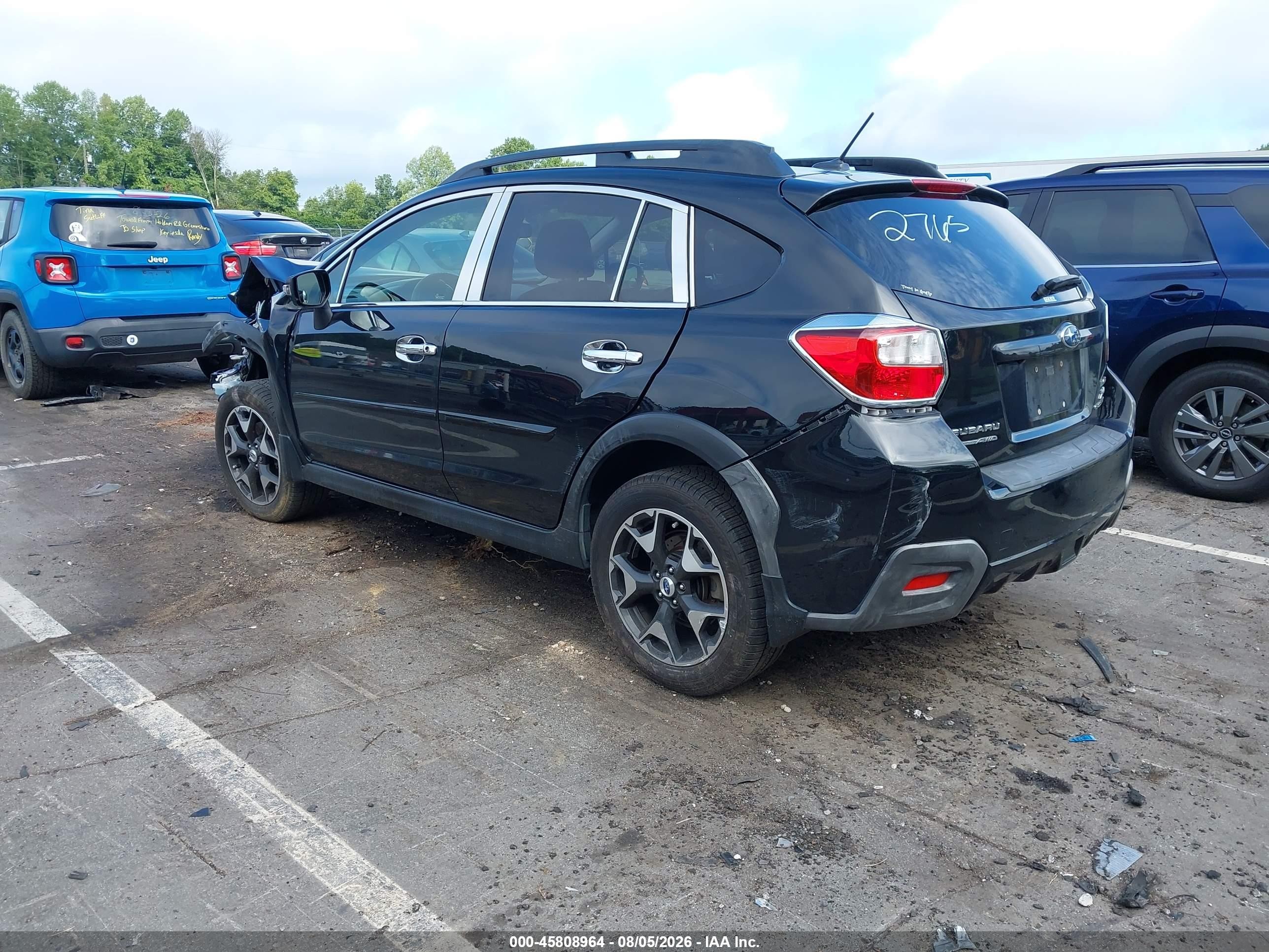 2015 Subaru Xv Crosstrek 2.0i Limited Black vin: JF2GPAMC7F8212765