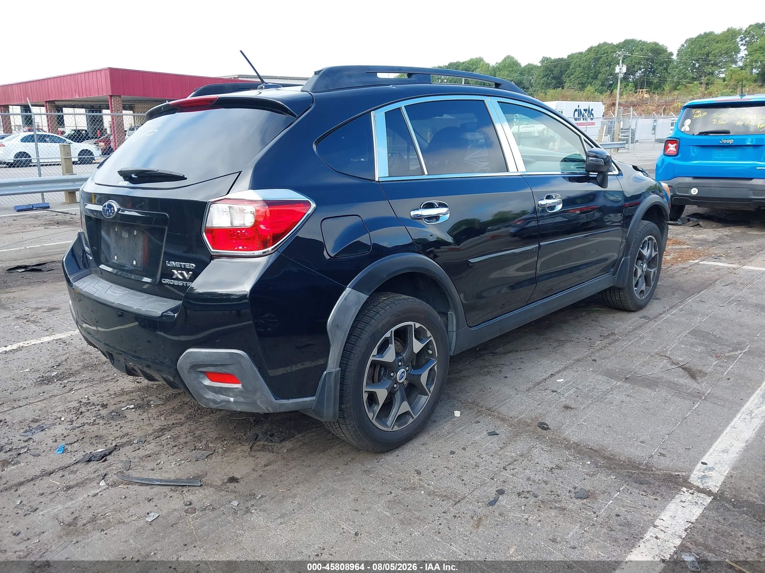 2015 Subaru Xv Crosstrek 2.0i Limited Black vin: JF2GPAMC7F8212765