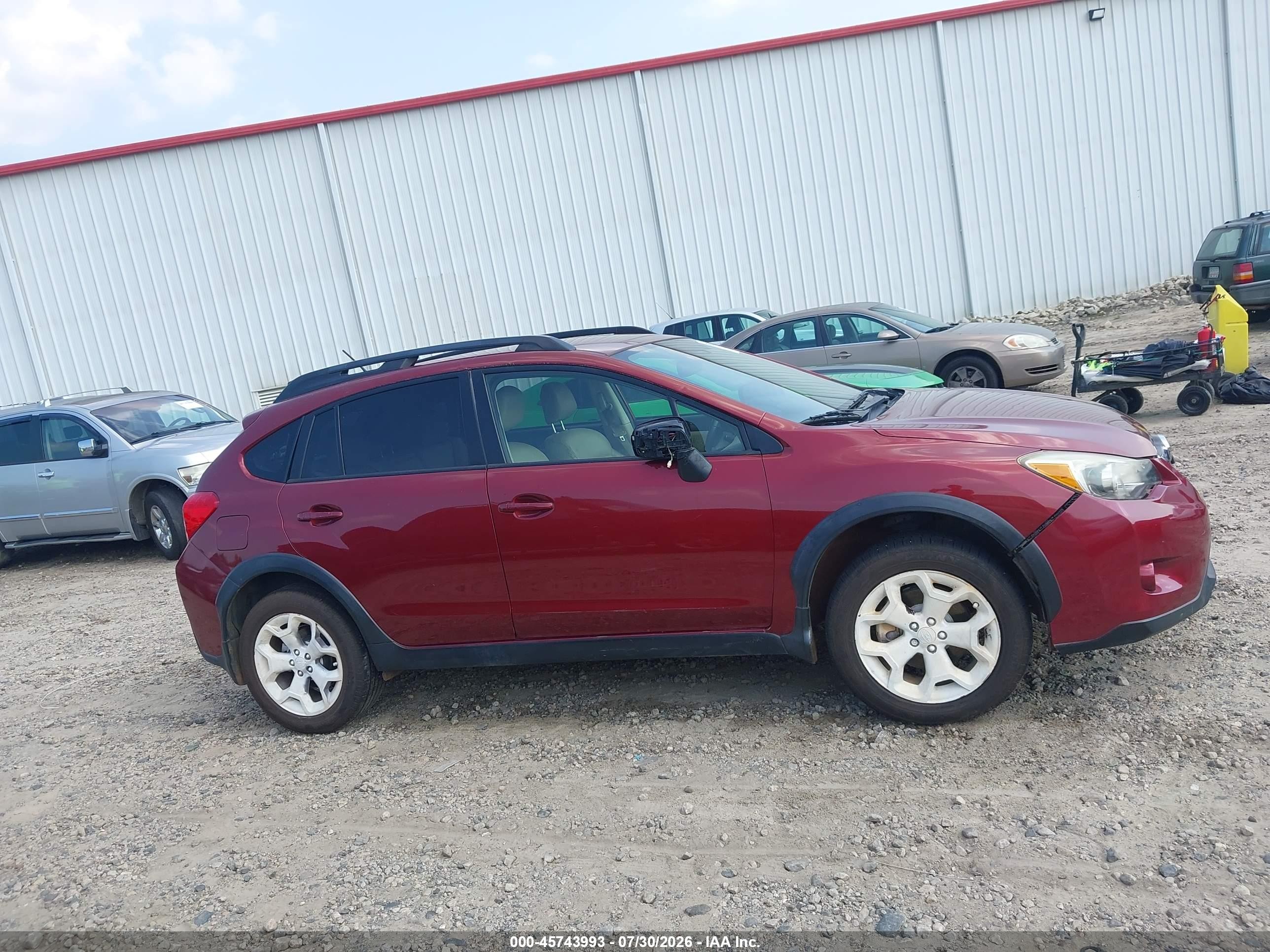 2015 Subaru Xv Crosstrek 2.0i Limited Red vin: JF2GPAMC7F8268429
