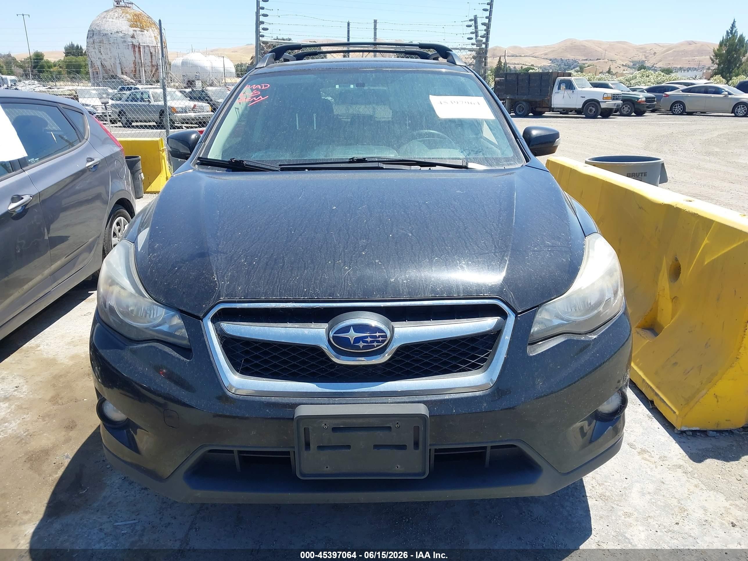 2015 Subaru Xv Crosstrek 2.0i Limited Black vin: JF2GPAMC7F8285036