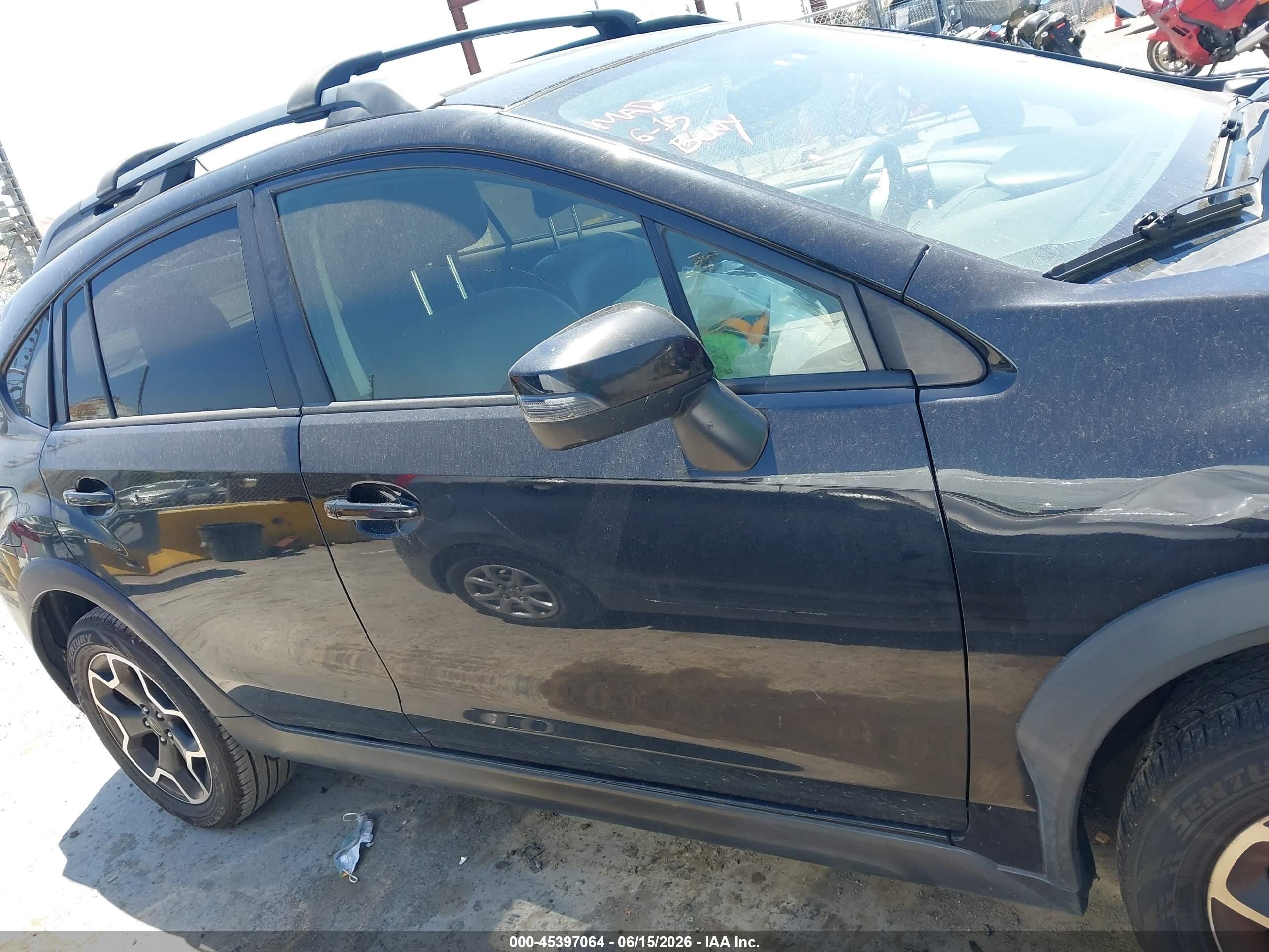 2015 Subaru Xv Crosstrek 2.0i Limited Black vin: JF2GPAMC7F8285036